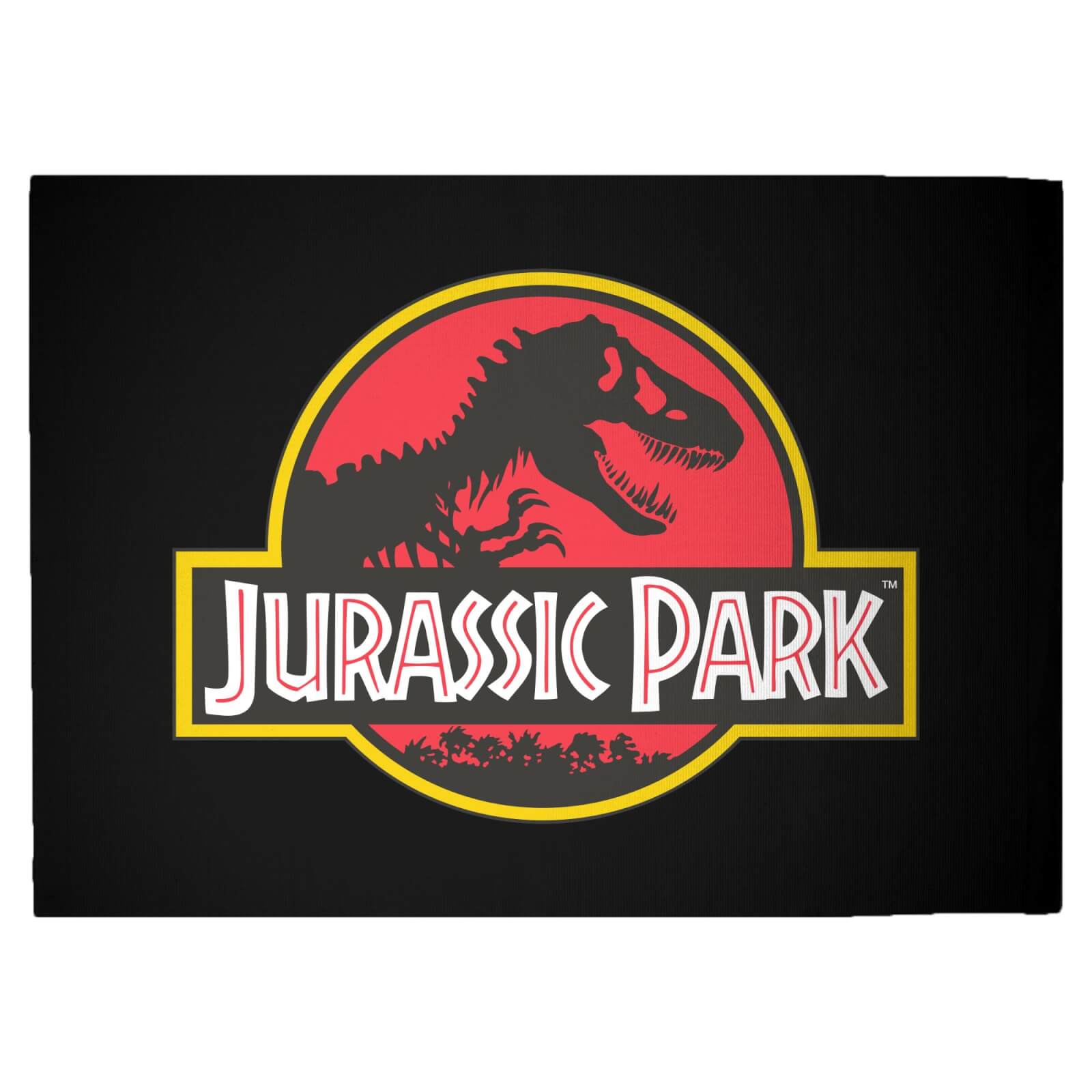 Jurassic Park Logo Woven Rug - Large