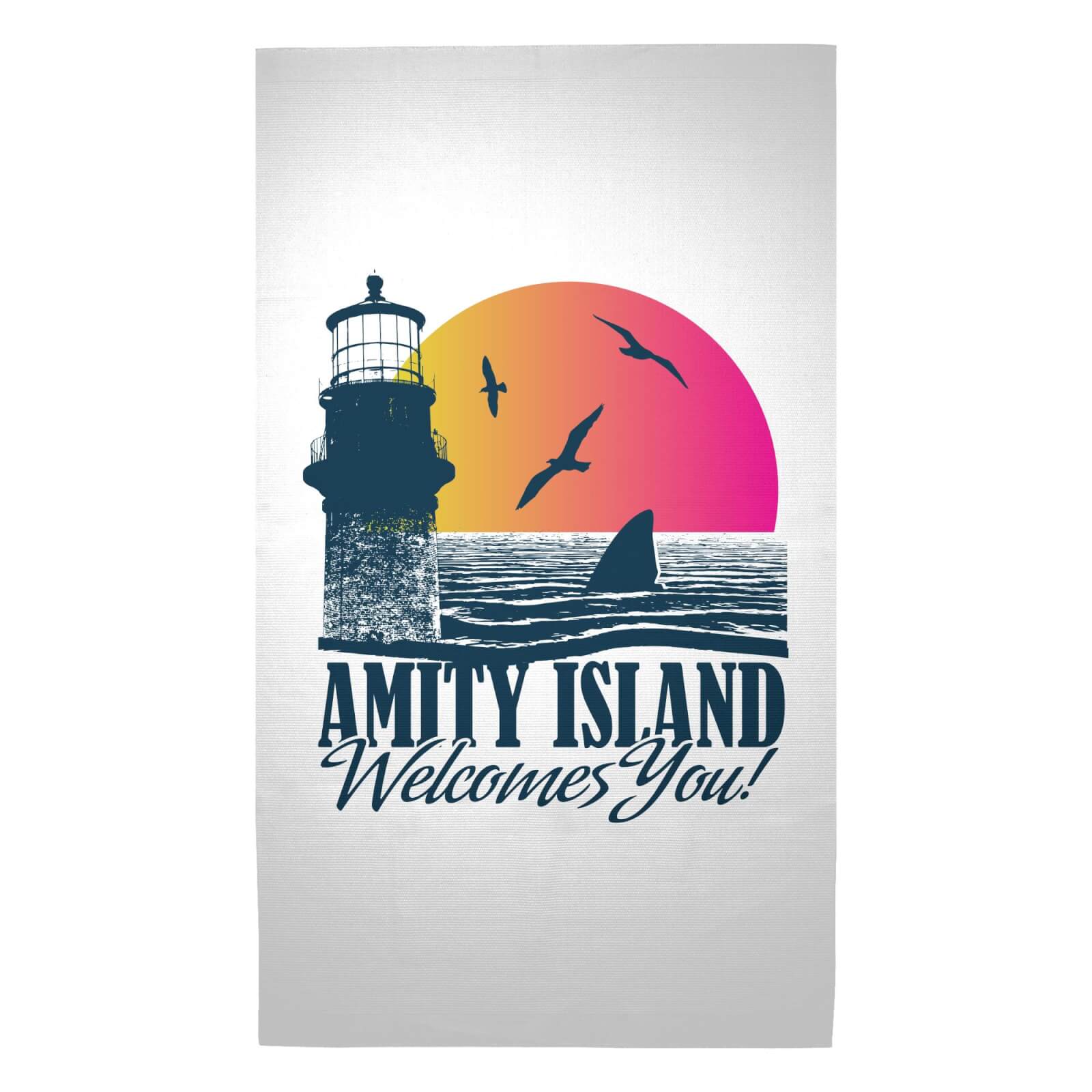Jaws Amity Island Woven Rug - Medium
