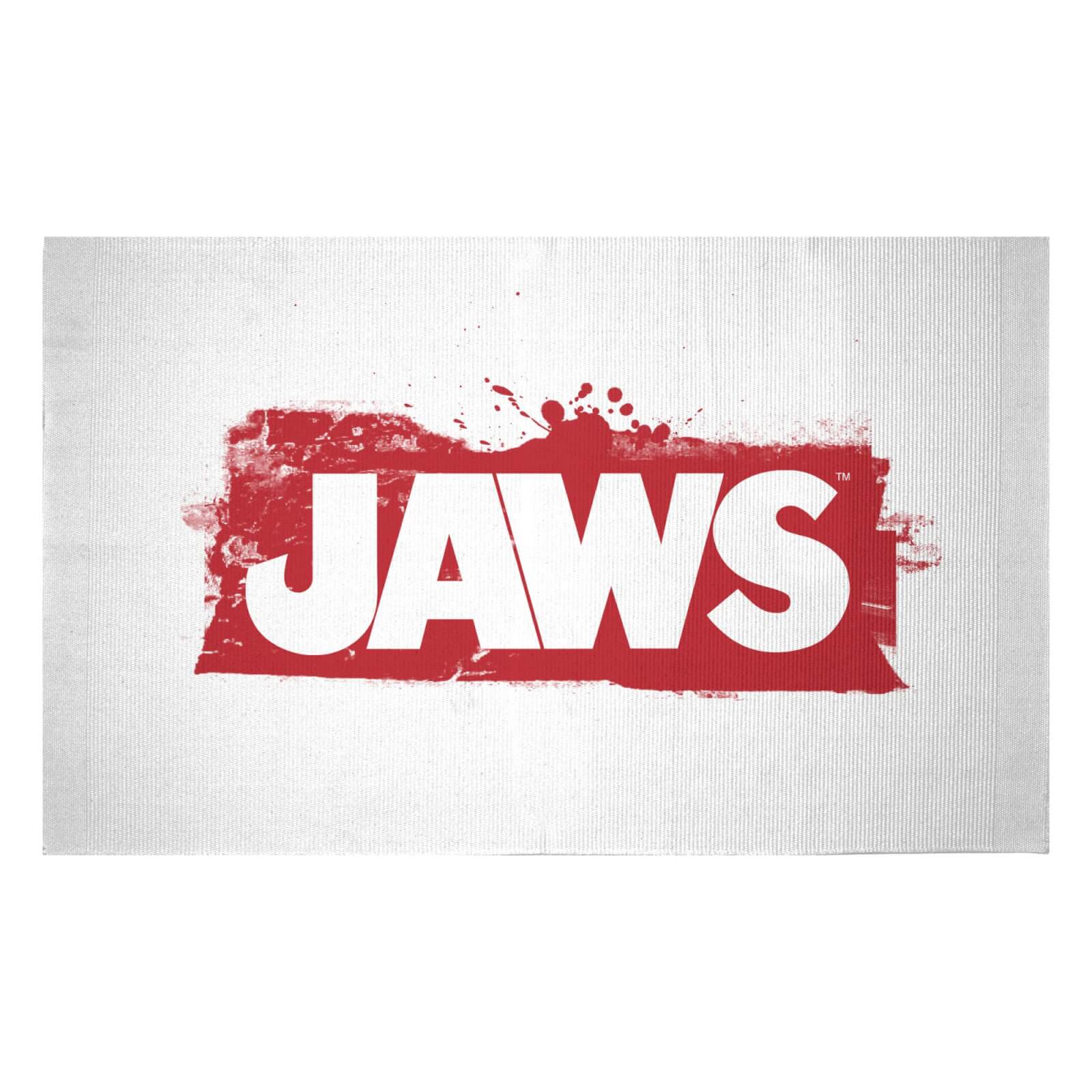 Jaws Logo Woven Rug - Small