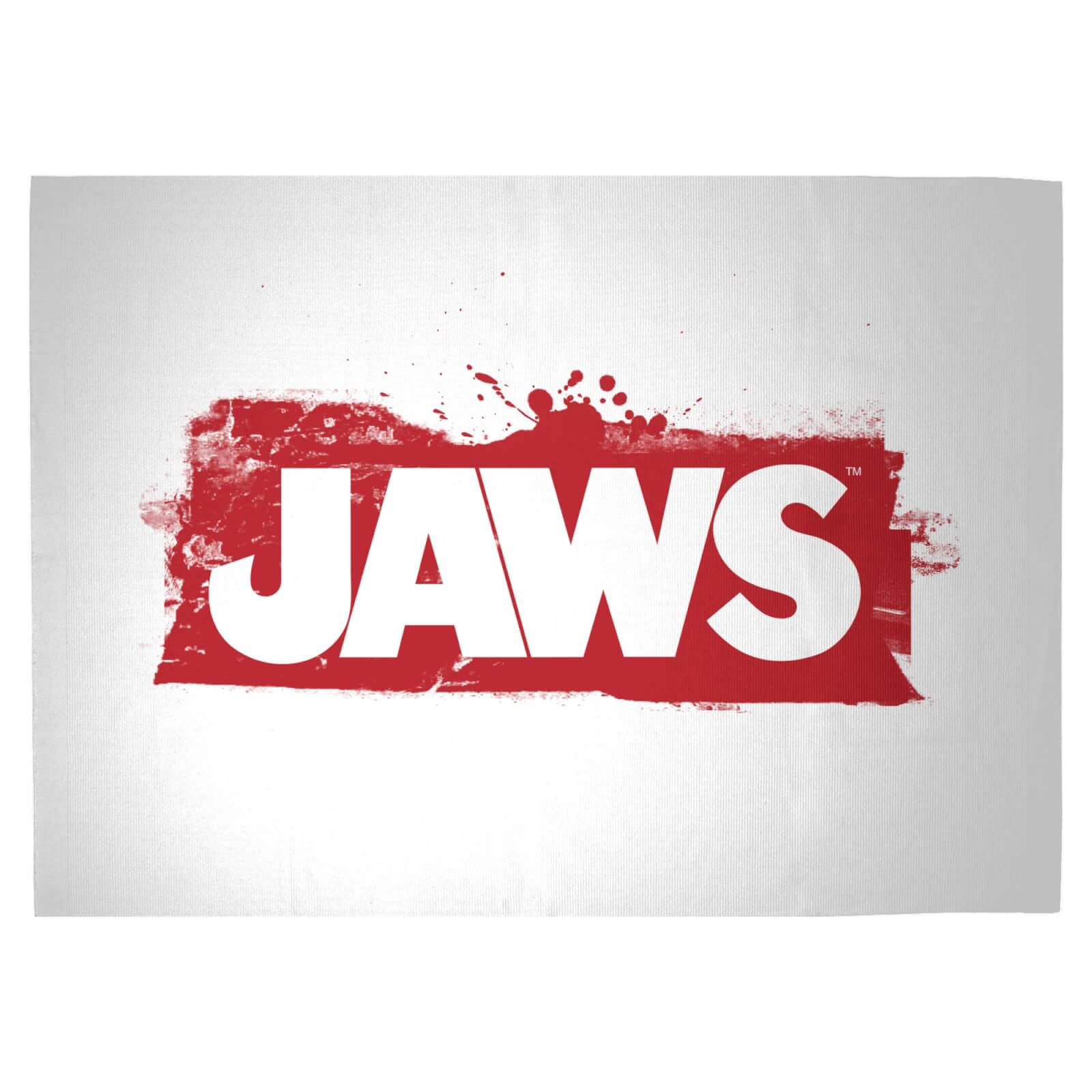 Jaws Logo Woven Rug - Large