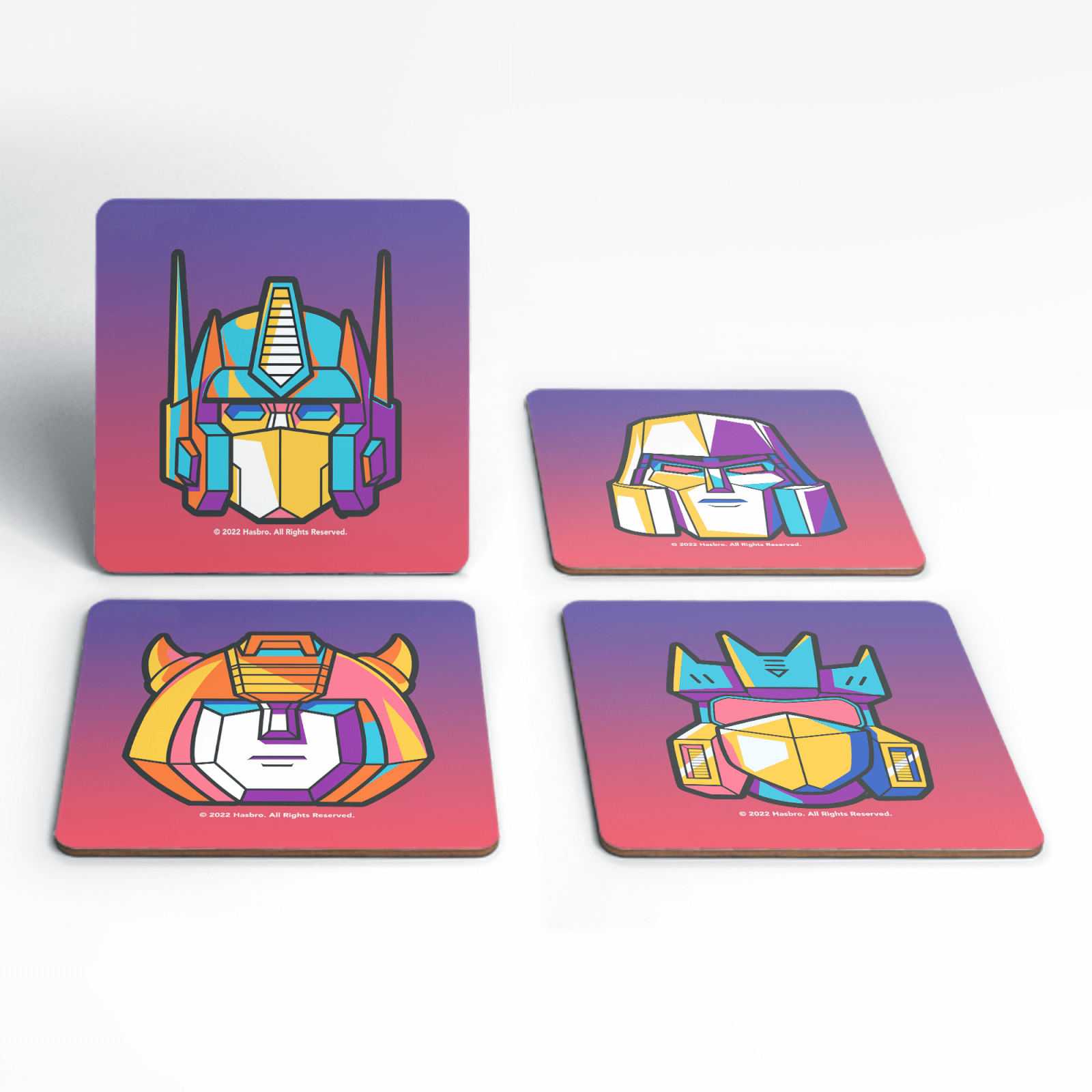 

Transformers Headshots Coaster Set