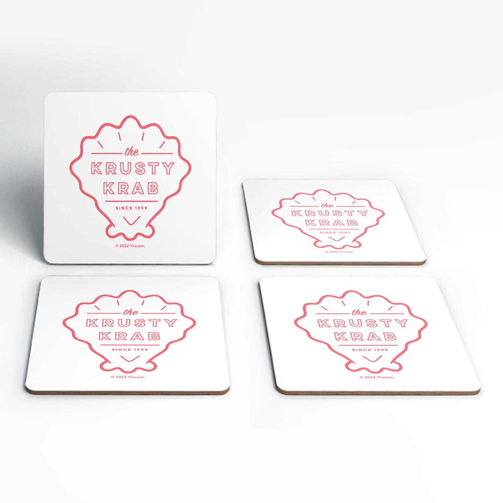 

Spongebob Squarepants Krusty Krab Logo Coaster Set
