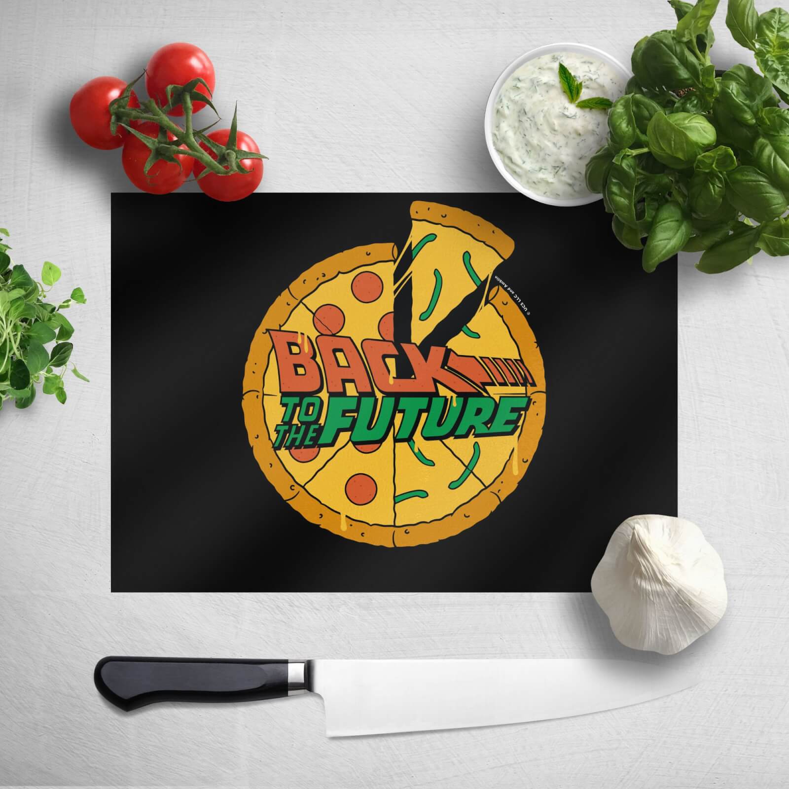 

Back To The Future Pizza Chopping Board