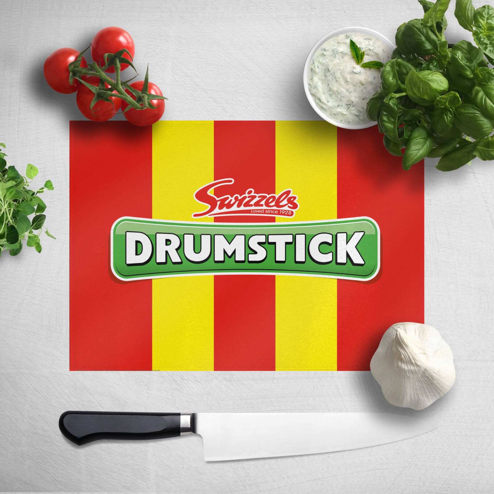 

Swizzels Drumstick Red & Yellow Chopping Board