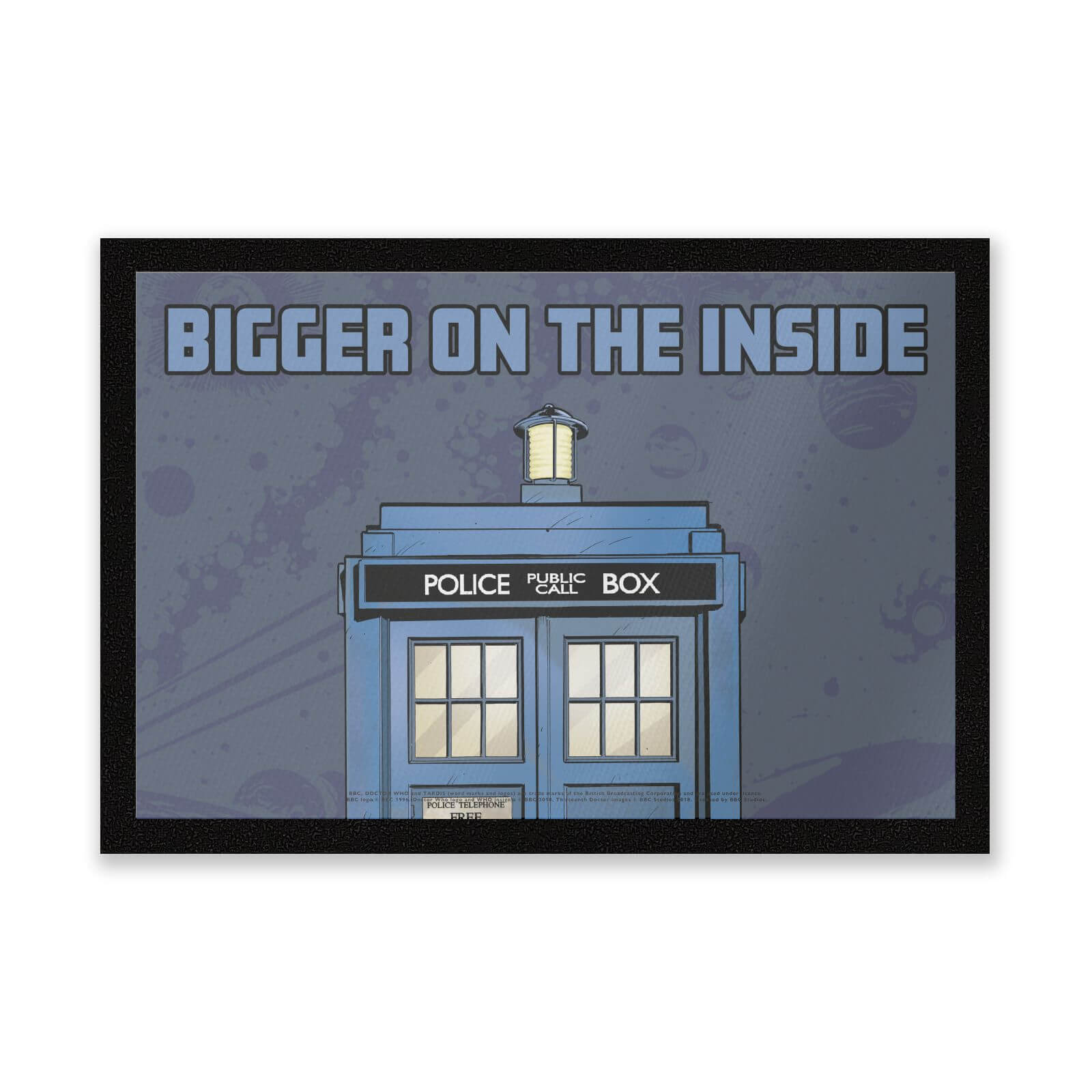 

Doctor Who Bigger On The Inside Entrance Mat