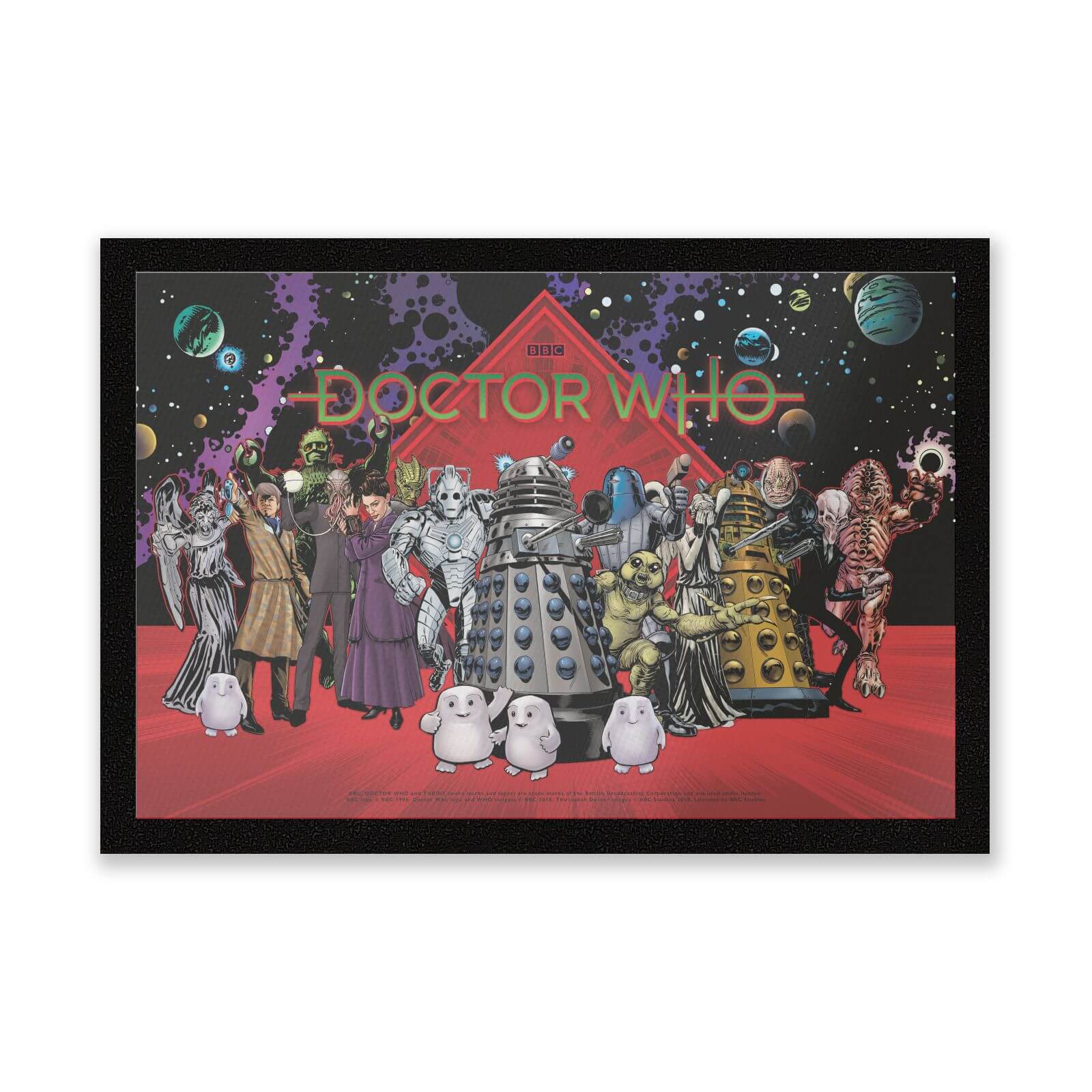 

Doctor Who Monsters Of The Universe Entrance Mat