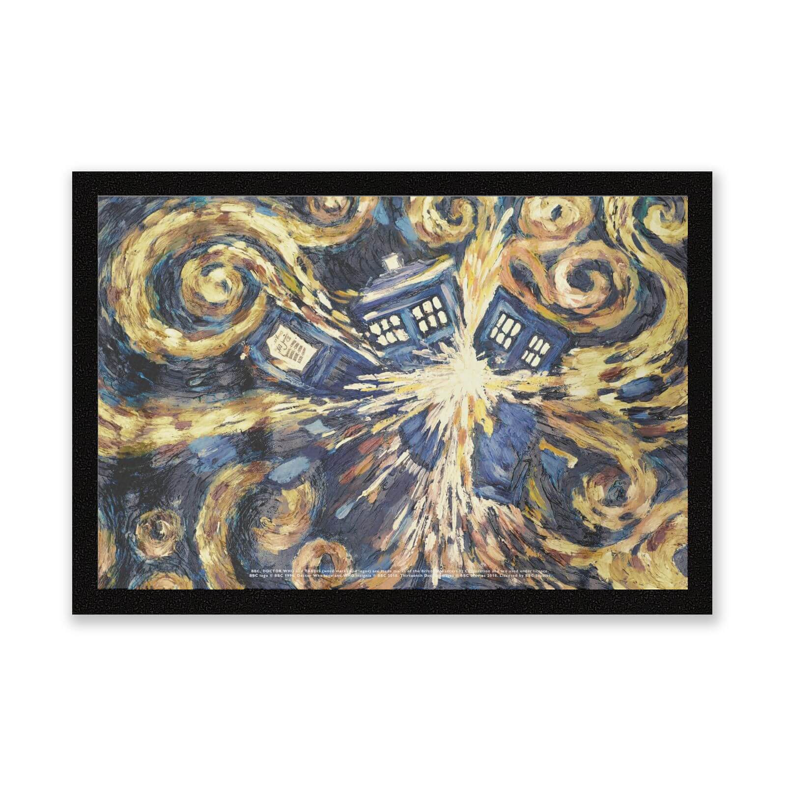 

Doctor Who Van Gogh Painting Entrance Mat