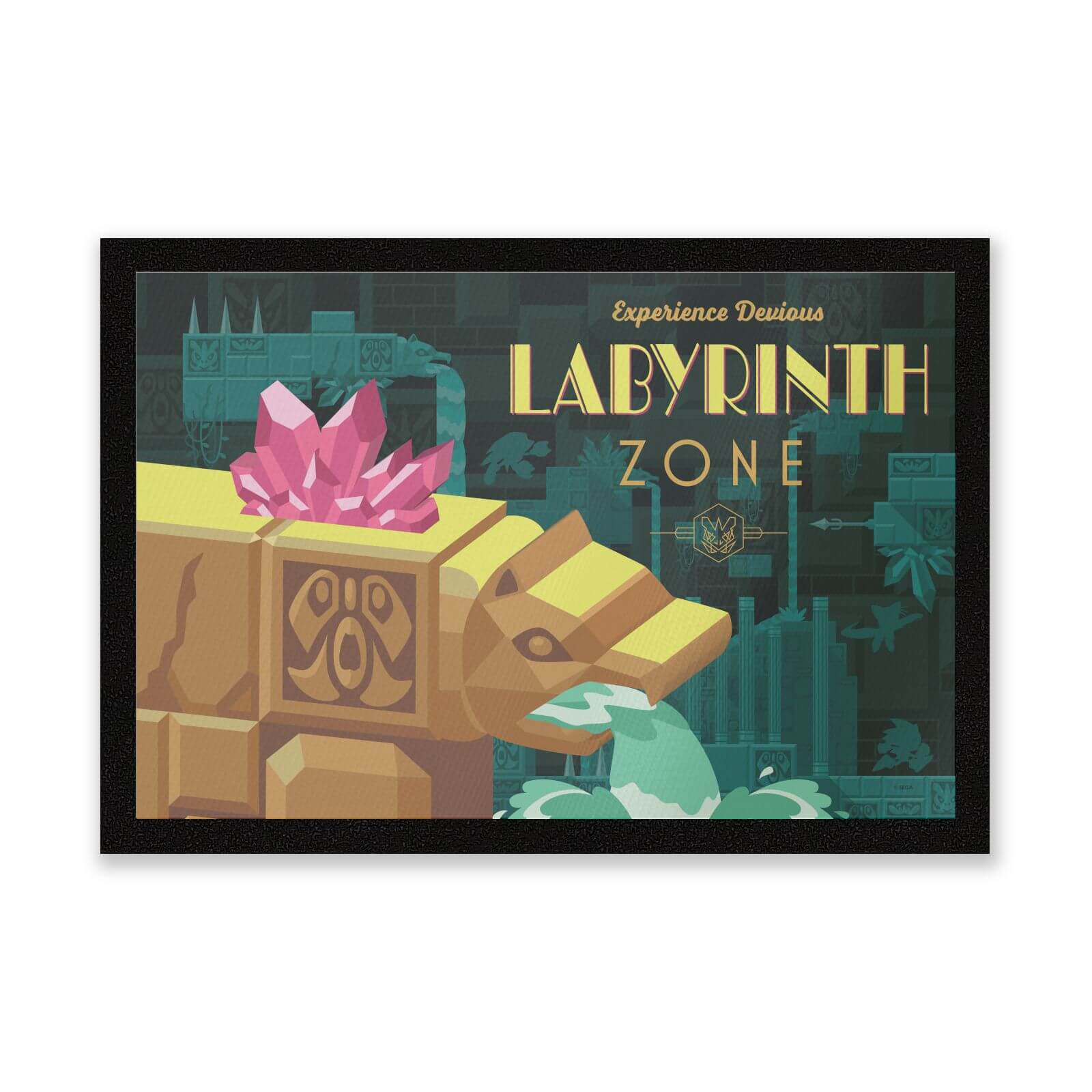 

Sonic The Hedgehog Labyrinth Zone Entrance Mat
