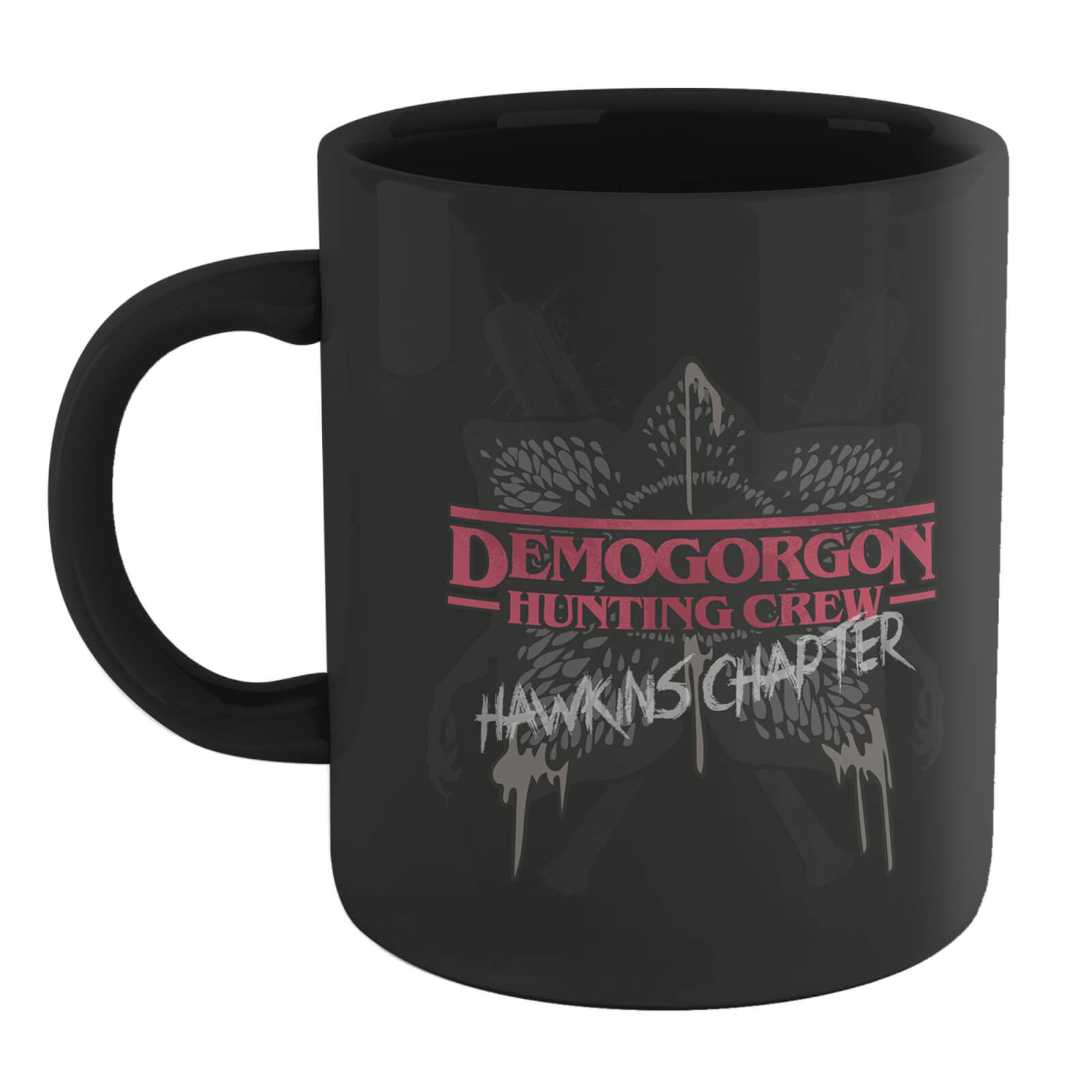 

Stranger Things Demogorgon Hunting Crew Mug - Black