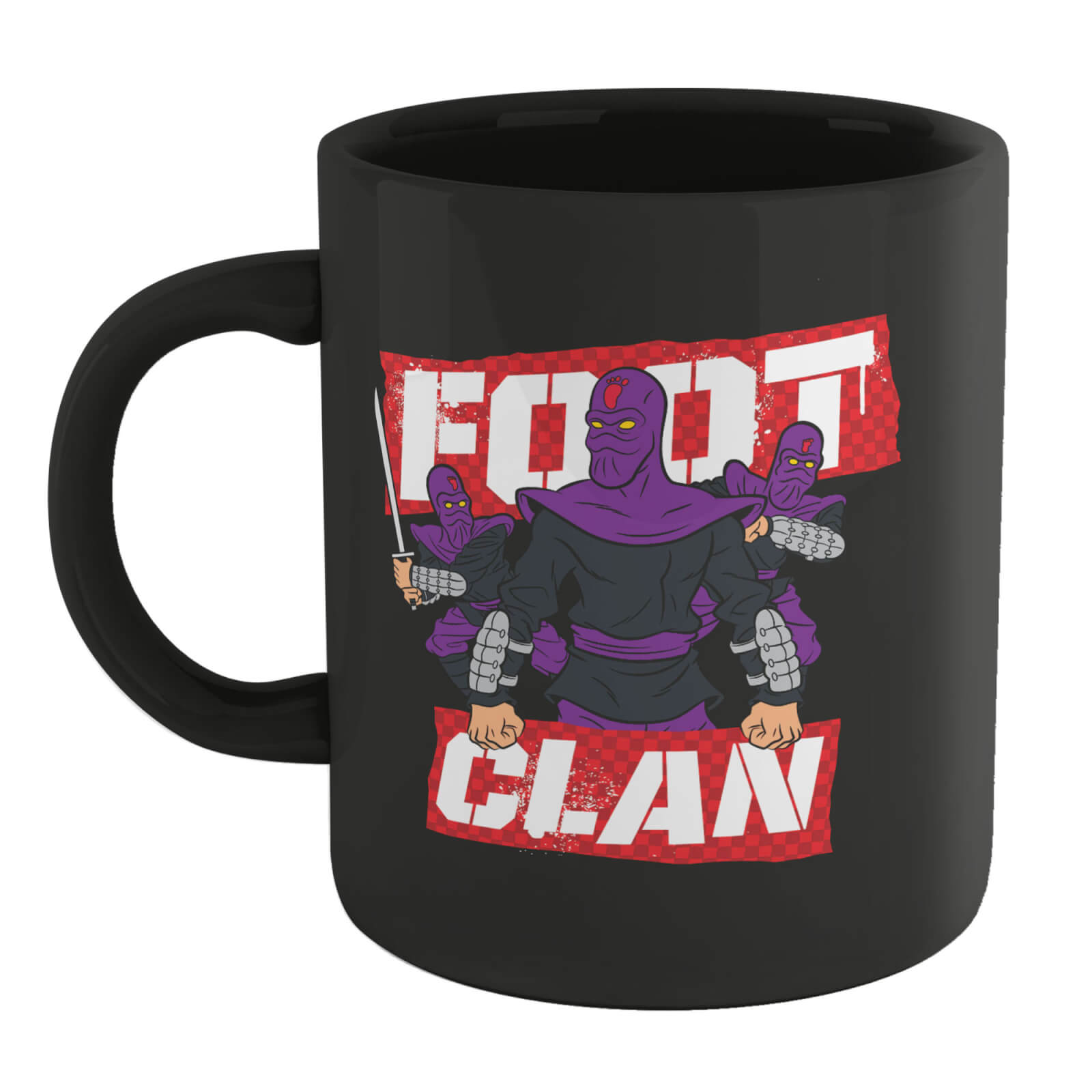 Teenage Mutant Ninja Turtles Foot Clan Mug – Black