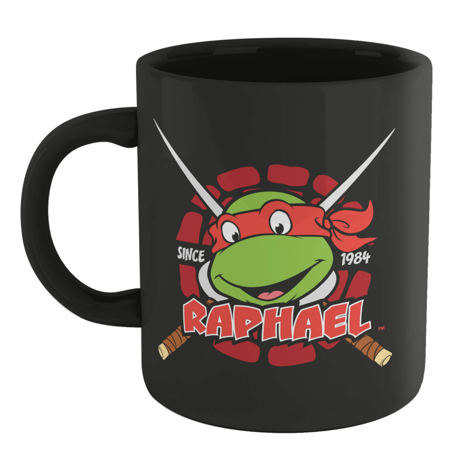 Teenage Mutant Ninja Turtles Raphael Mug – Black