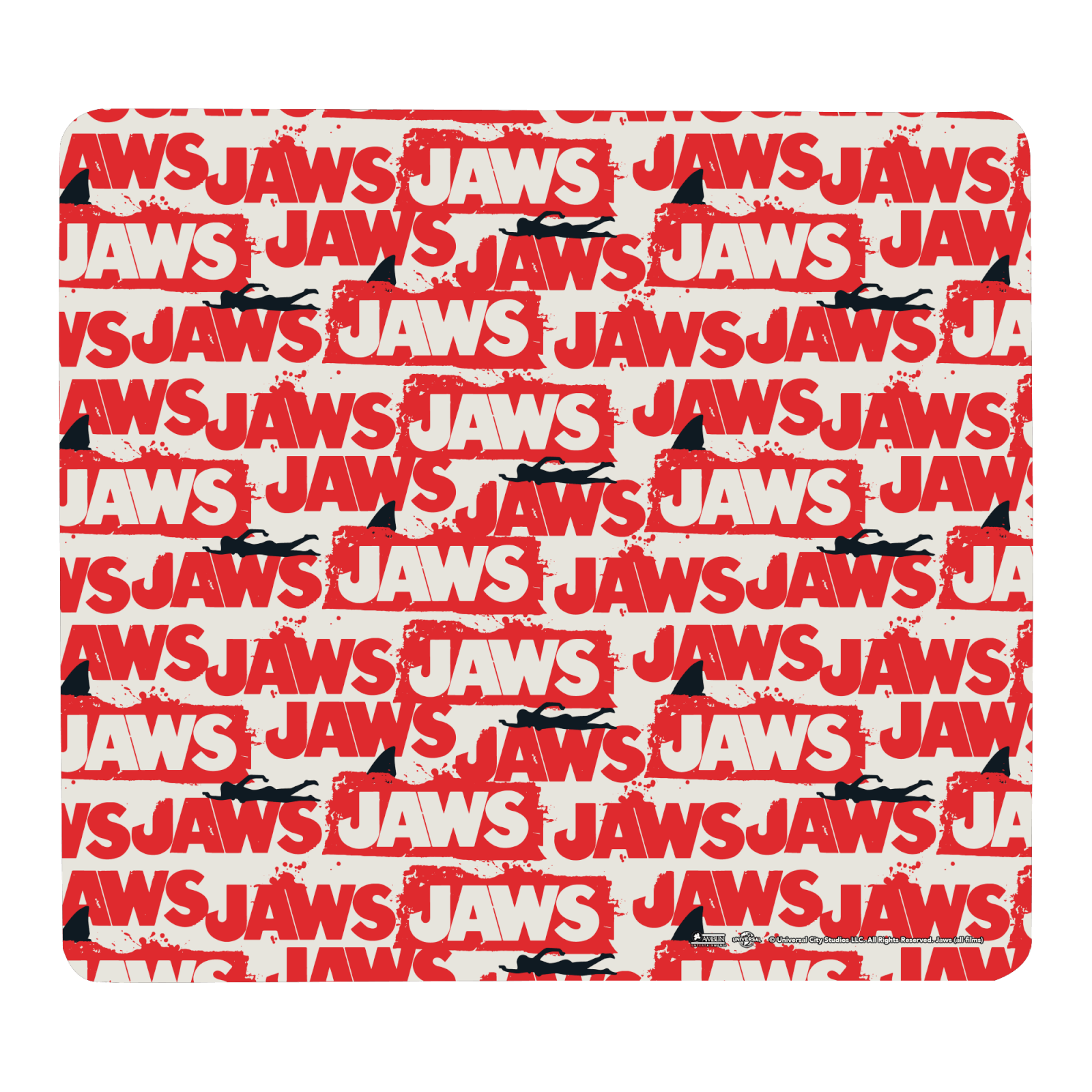 Jaws Logo Gaming Mouse Mat - Small