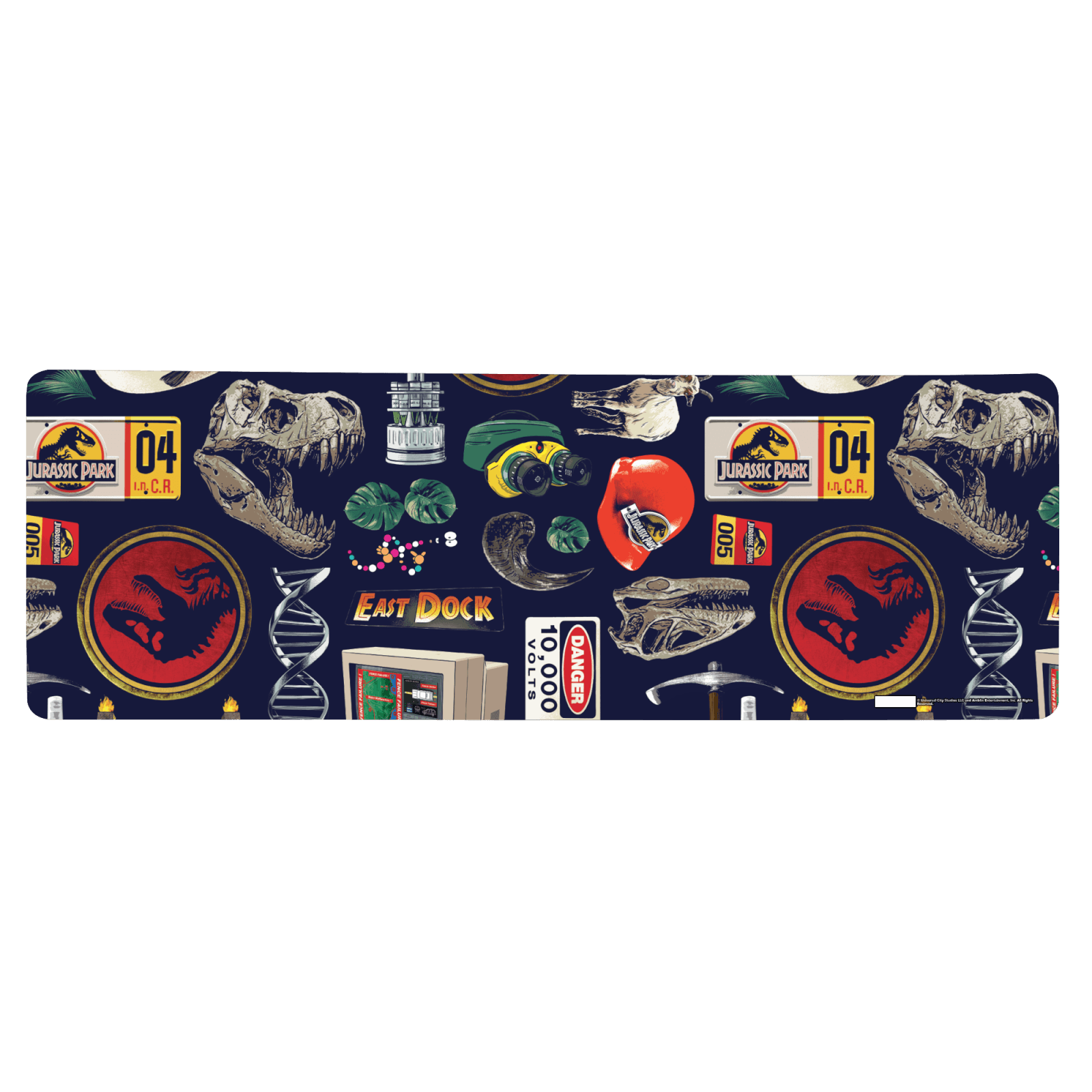 

Jurassic Park Retro Icons Gaming Mouse Mat - Medium