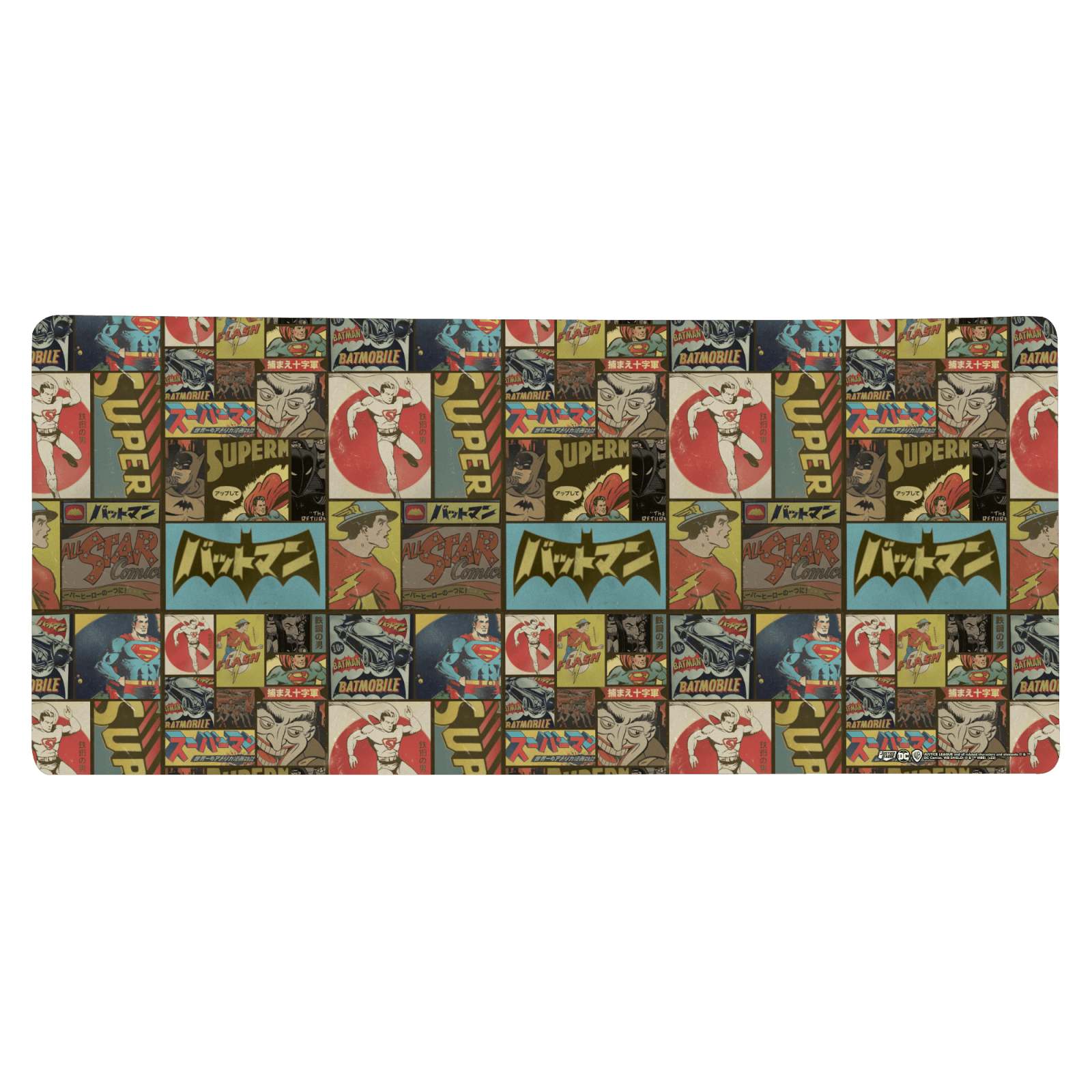 

Justice League Vintage Tapis de Souris Gaming - Large
