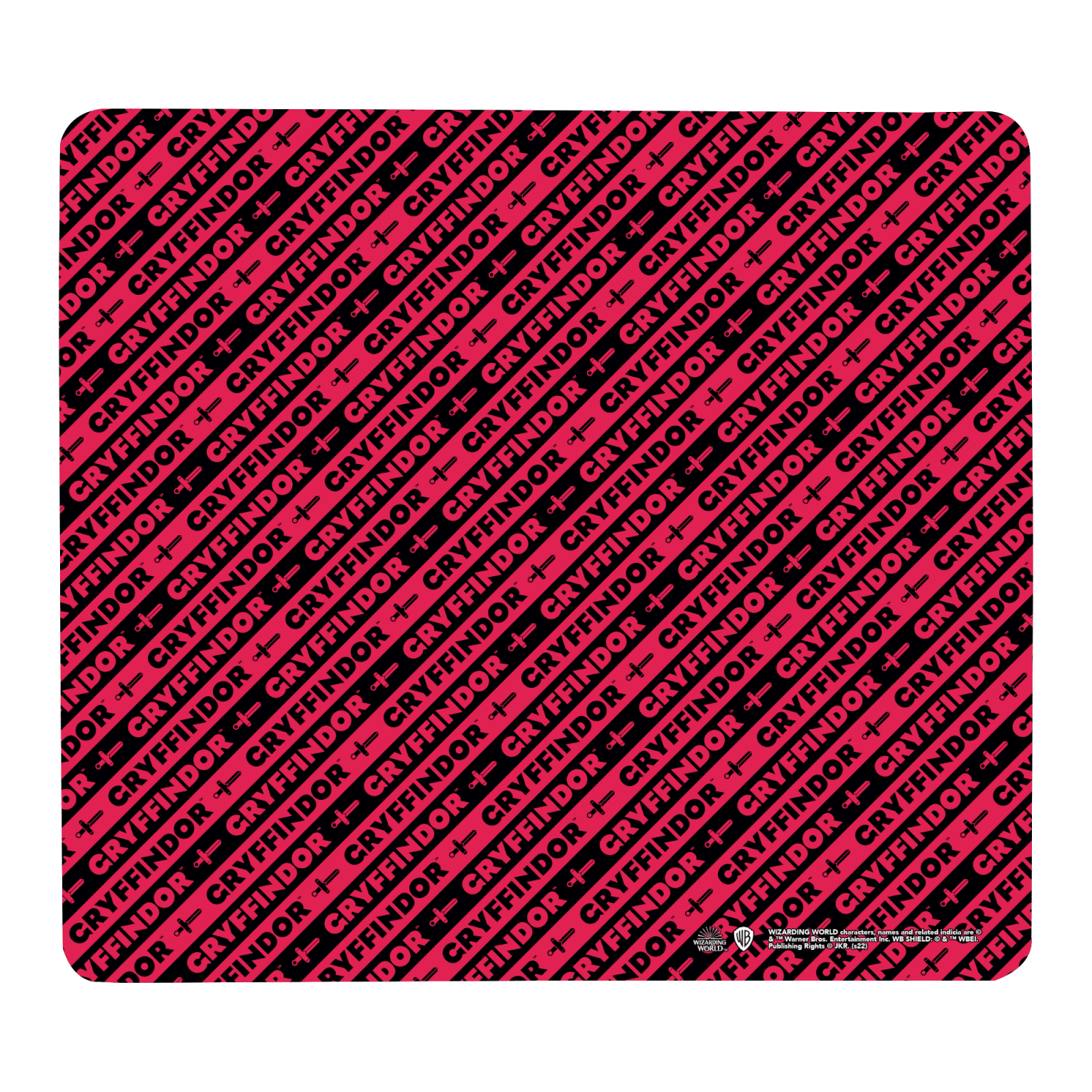 Harry Potter Gryffindor Pattern Gaming Mouse Mat - Small