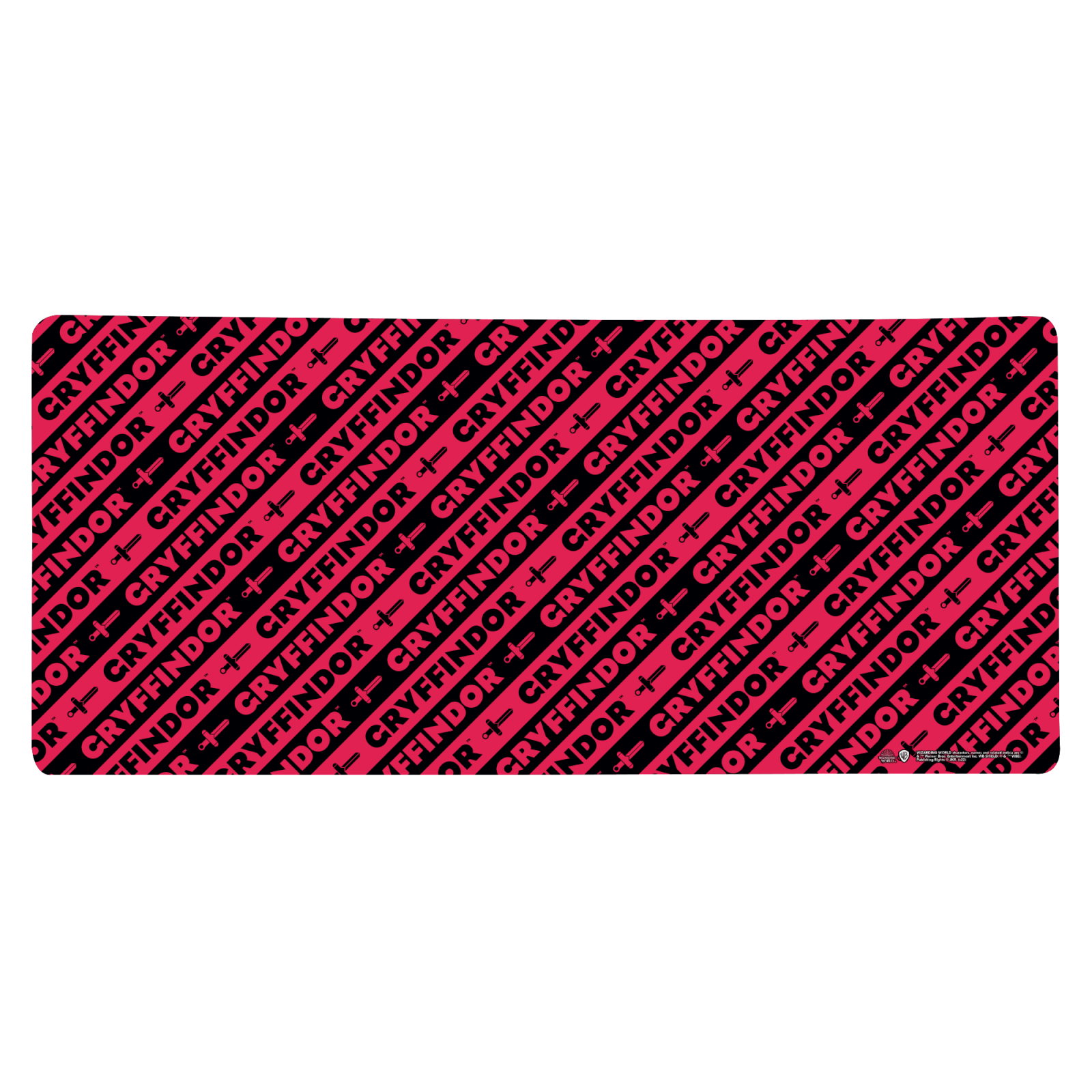 Harry Potter Gryffindor Pattern Gaming Mouse Mat - Large