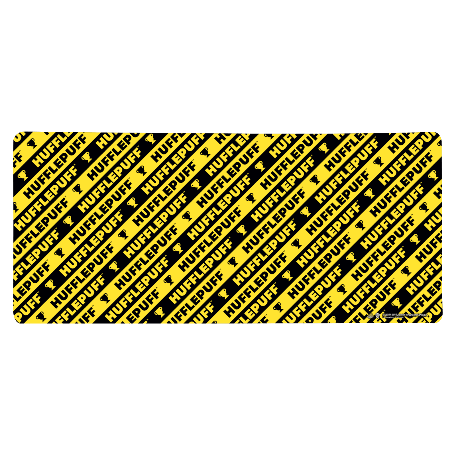 Harry Potter Hufflepuff Pattern Gaming Mouse Mat - Large