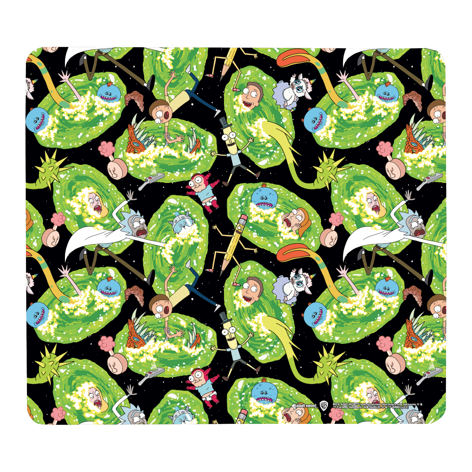 

Rick et Morty Portals Tapis de Souris Gaming - Small