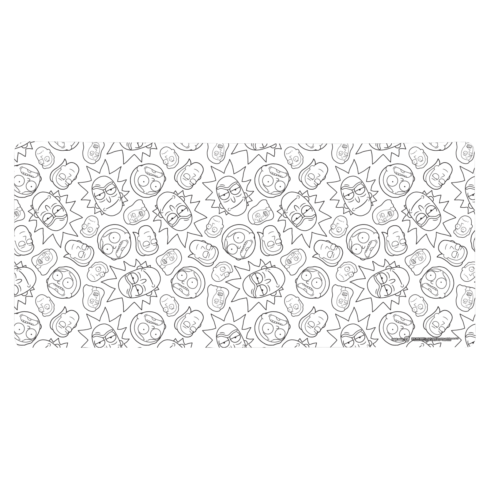 

Rick And Morty Character Outlines Gaming Mouse Mat - Large