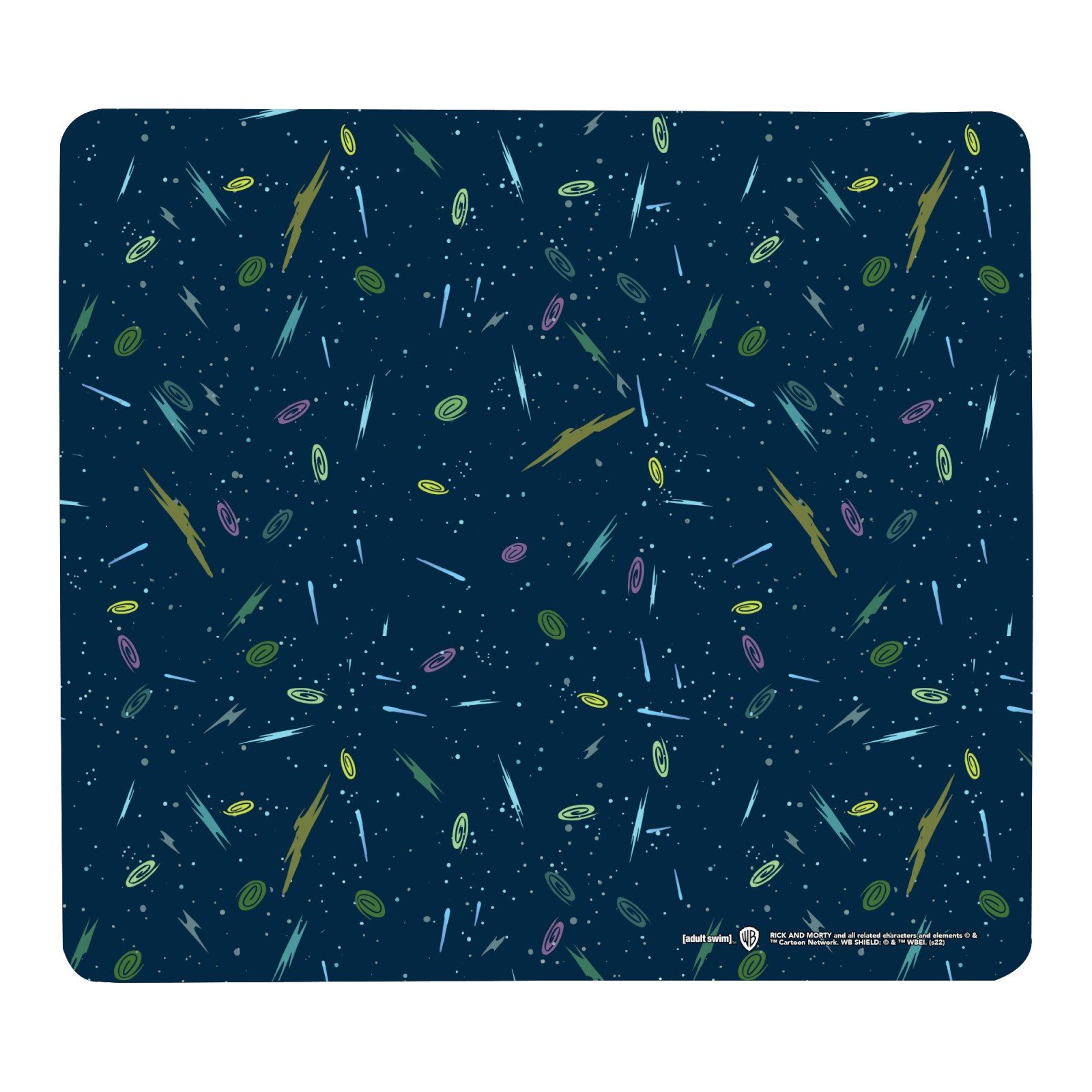 Rick and Morty Space Background Gaming Mouse Mat - Small