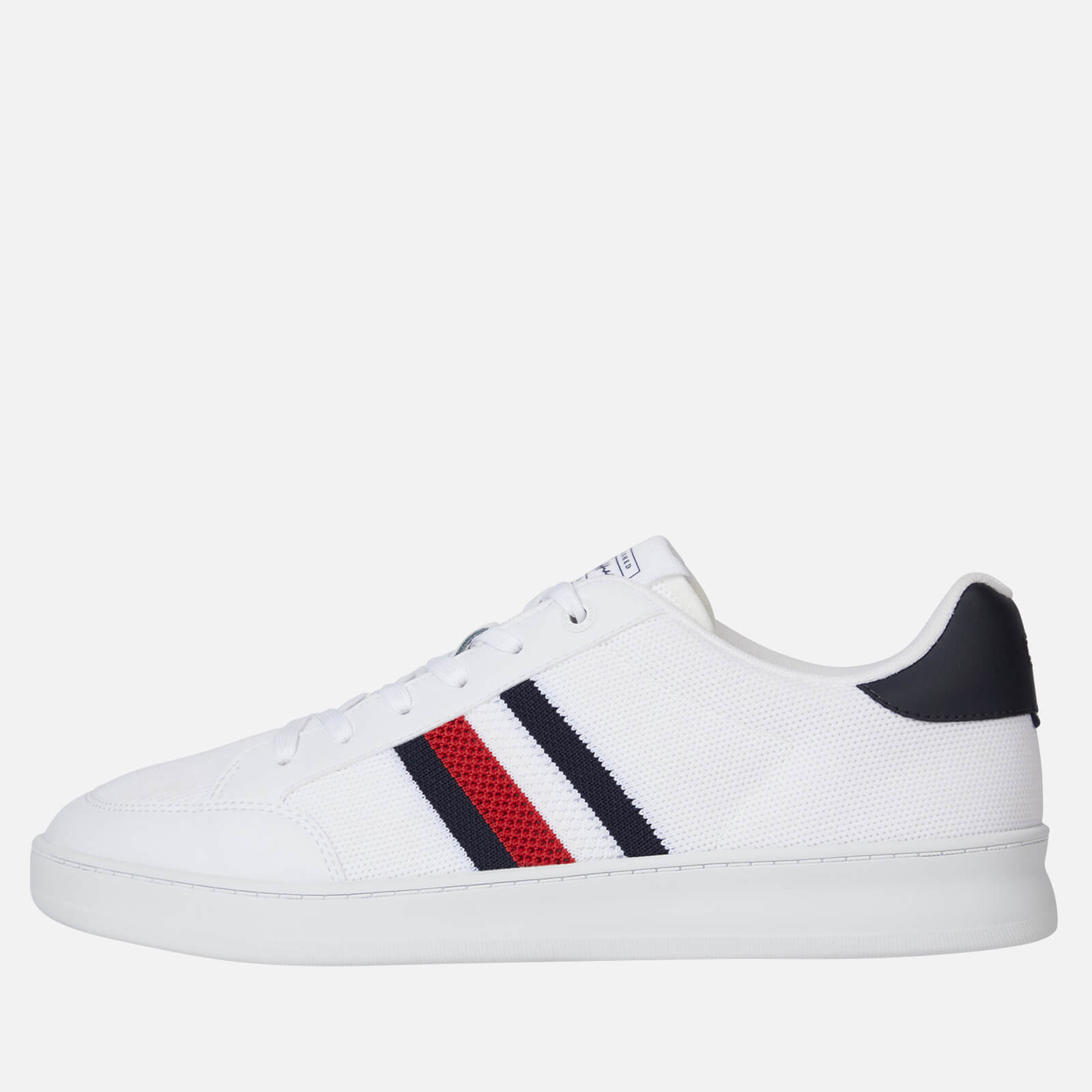 Tommy Hilfiger Men's Faux Leather and Mesh Trainers - UK 7