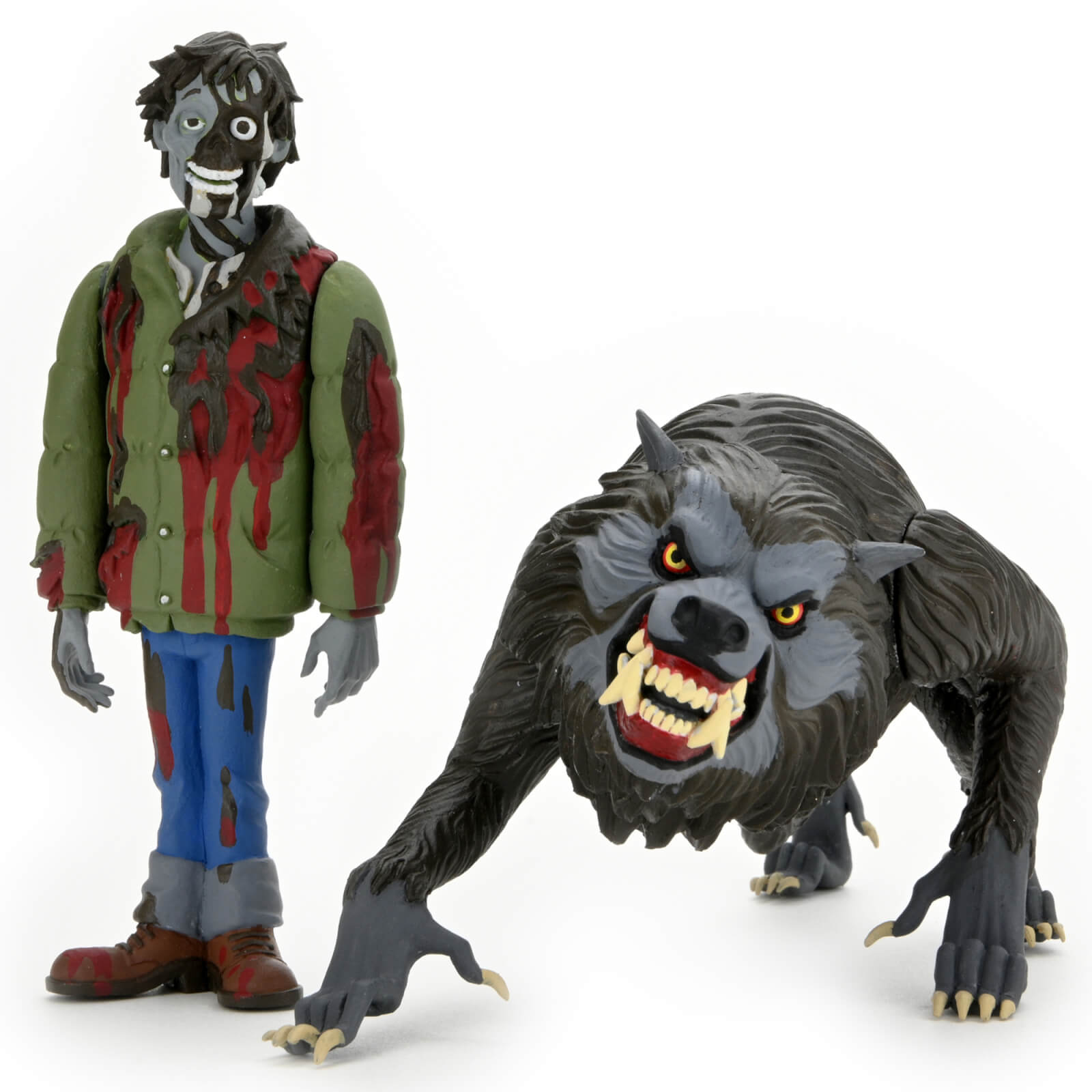 neca an american werewolf in london toony terrors jack and kessler 6 inch scale 2-pack action figures uomo