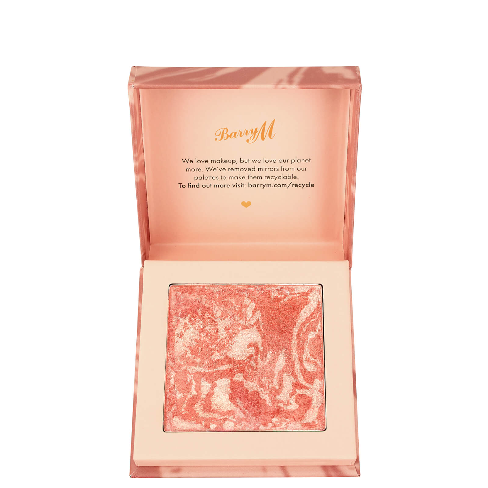 Image of Barry M Cosmetics Heatwave Baked Marbled Blush 6.3g (Various Shades) - Sunray