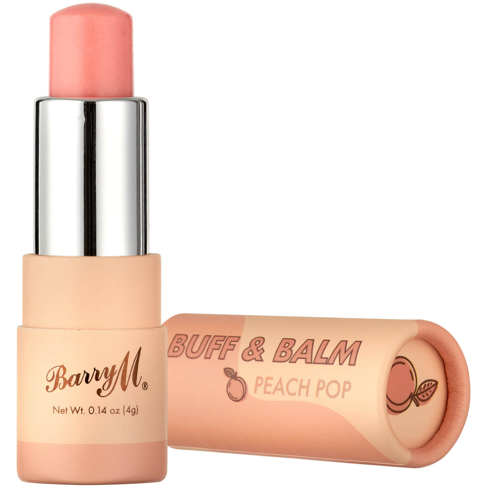 Barry M Cosmetics Buff and Balm 4g (Various Shades) - Peach Pop