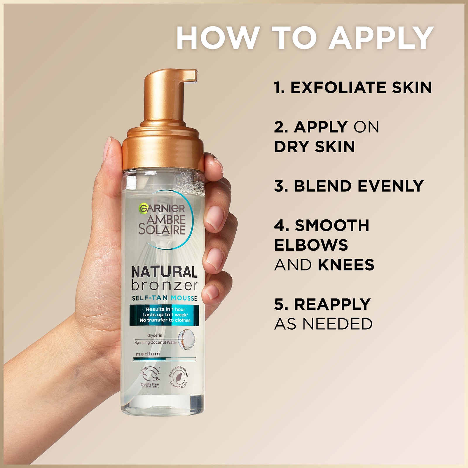 Thumbnail - Garnier Ambre Self Tan Mousse and After Sun Tan Maintainer Bundle