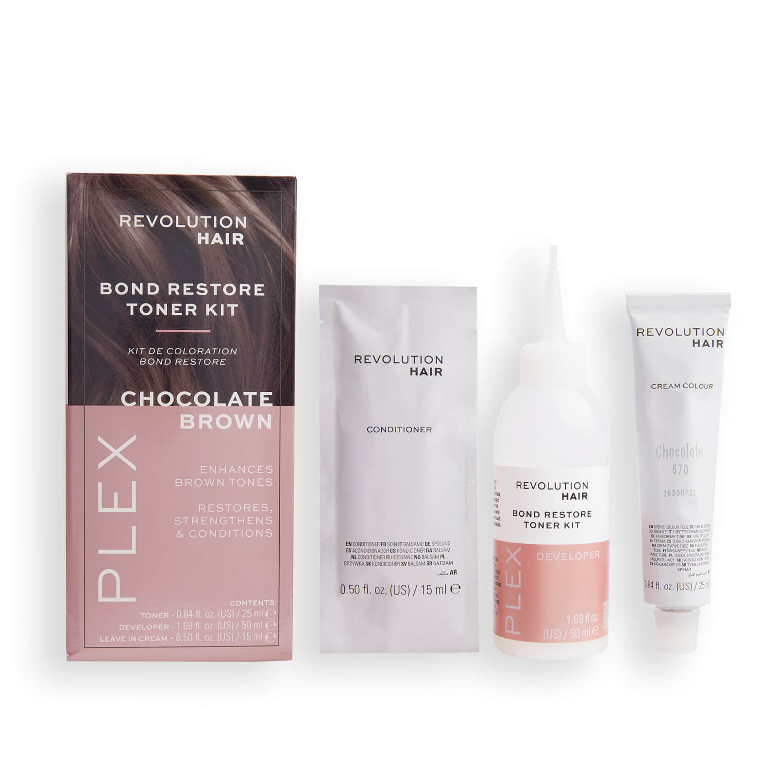 

Revolution Haircare Plex Bond Restore Toner Kit (Various Shades) - Toffee