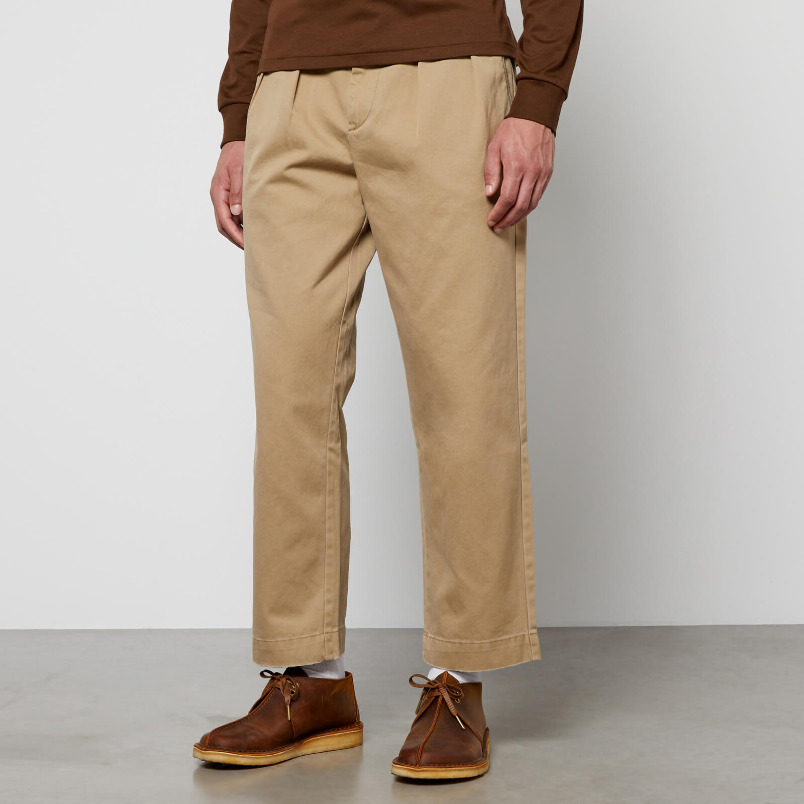 Polo Ralph Lauren Pleated Cotton-Twill Trousers - W30/L32