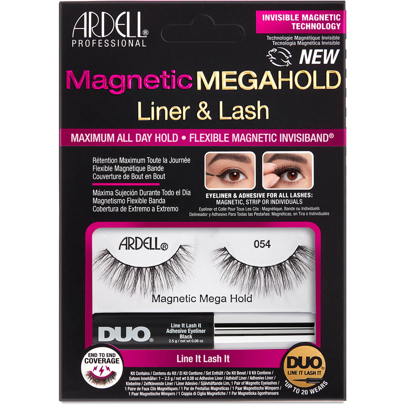 Ardell Magnetic MegaHold Liquid Liner and Lash 054