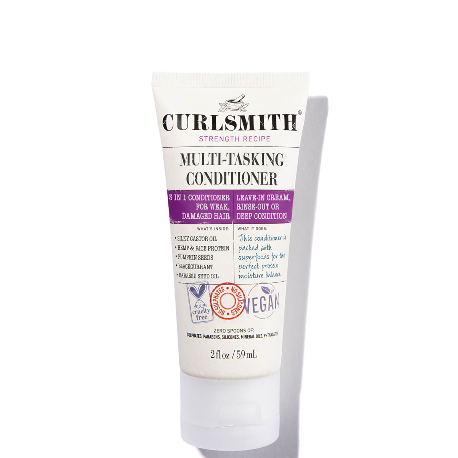 Curlsmith Multitasking Conditioner Travel Size 2 oz