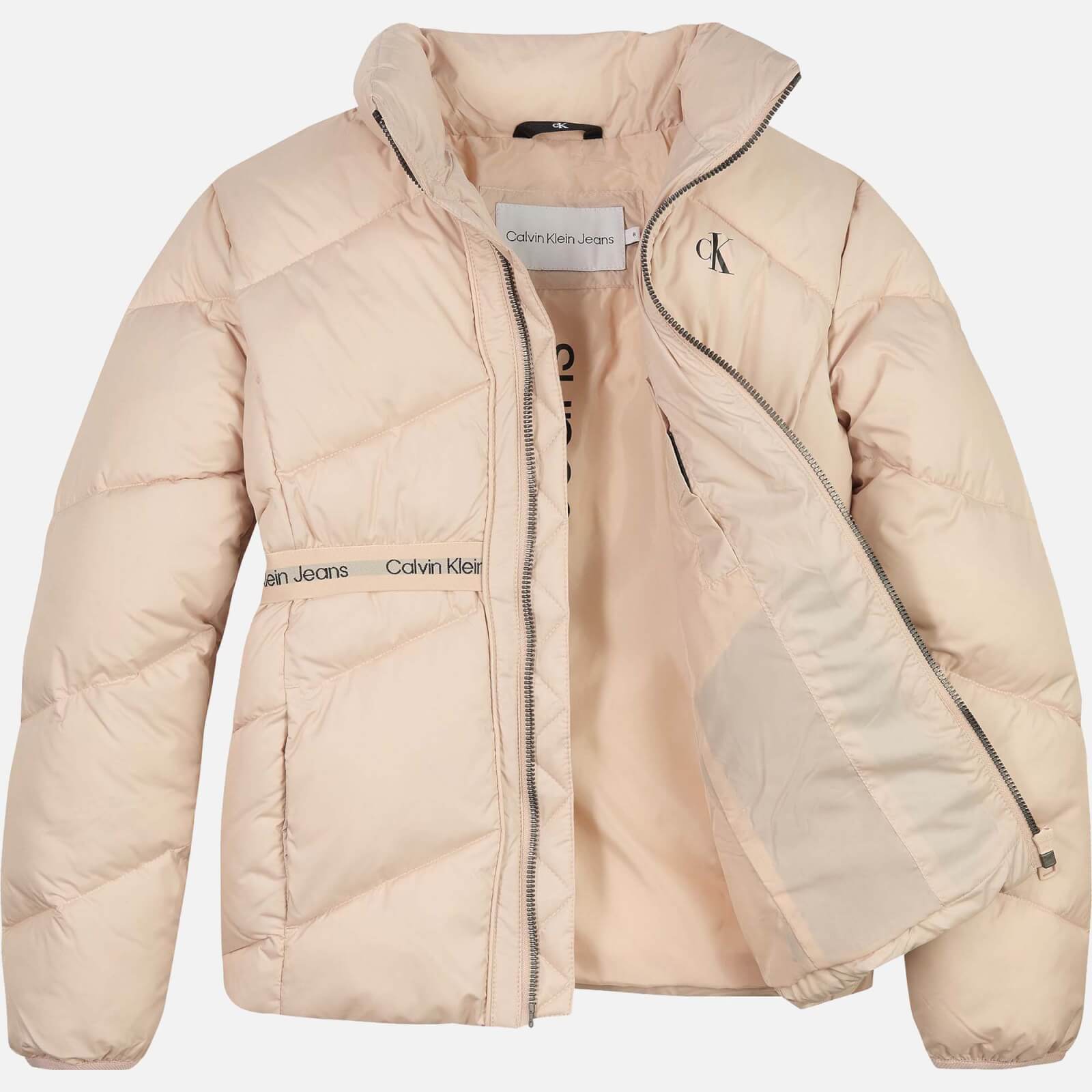 Calvin Klein Girls’ Quilted Shell Jacket - 10 Years