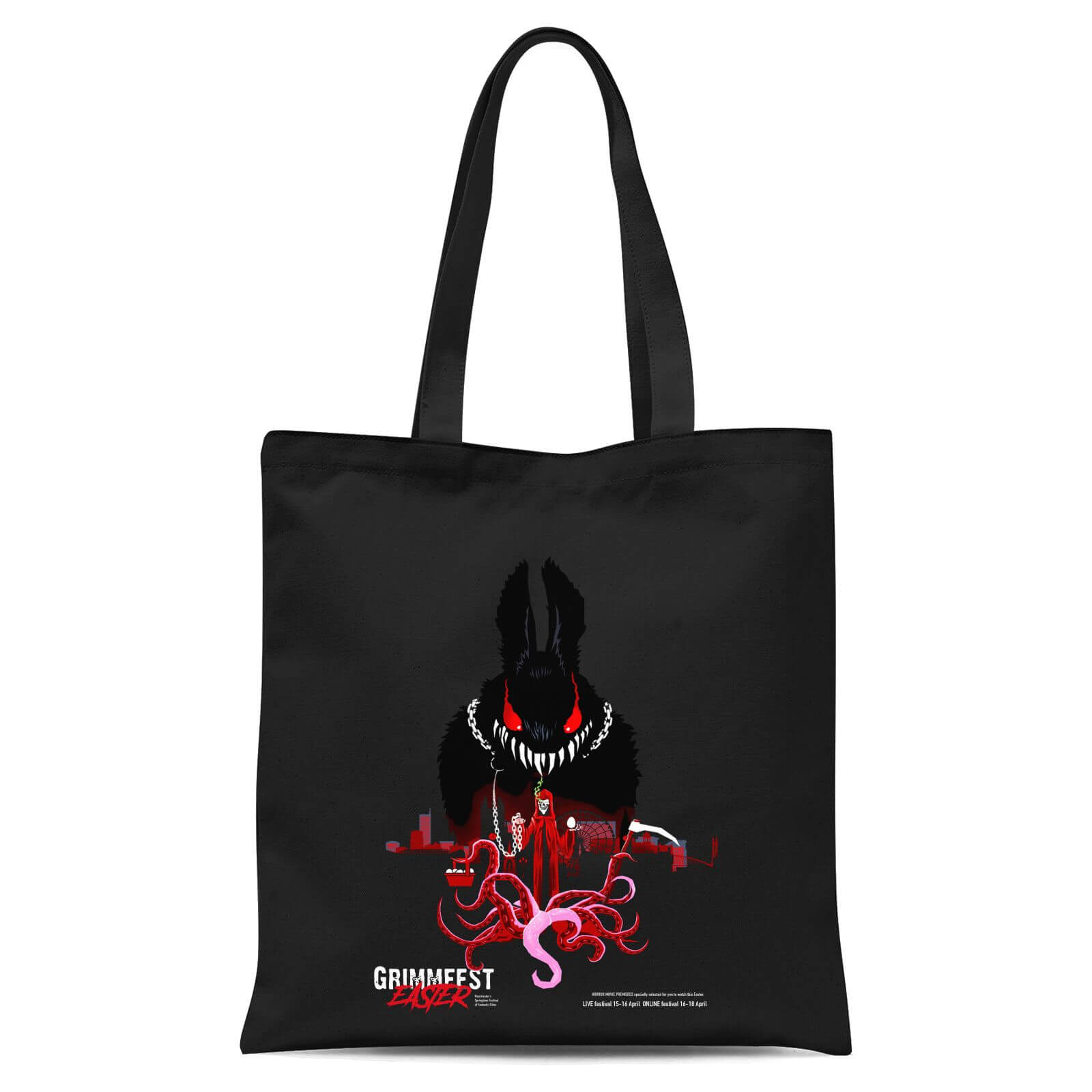 

Grimmfest 2022 Grimmfest Easter Bunny Tote Bag - Black