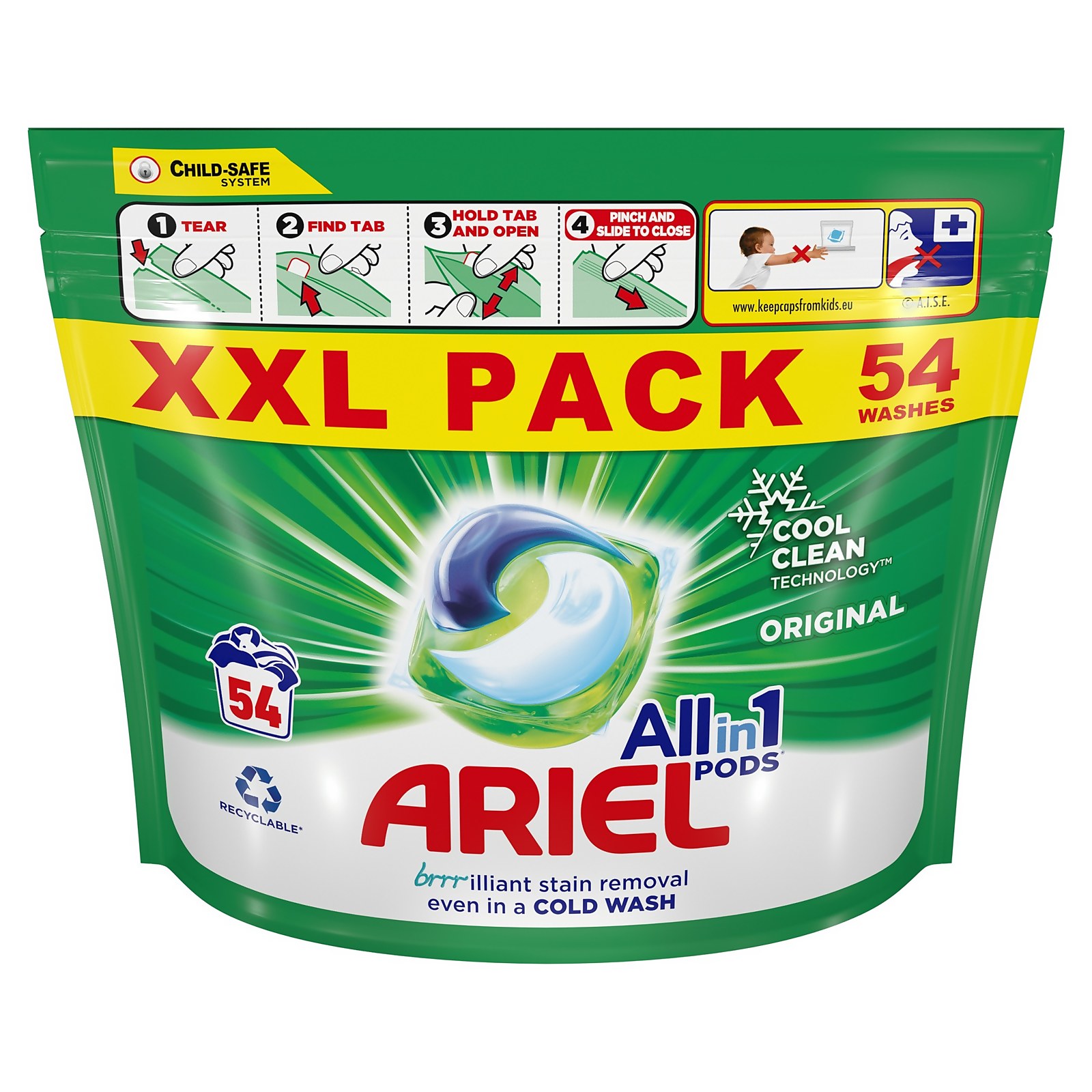 Photo of Ariel All-in-1 Pods Washing Capsules 54 Washes