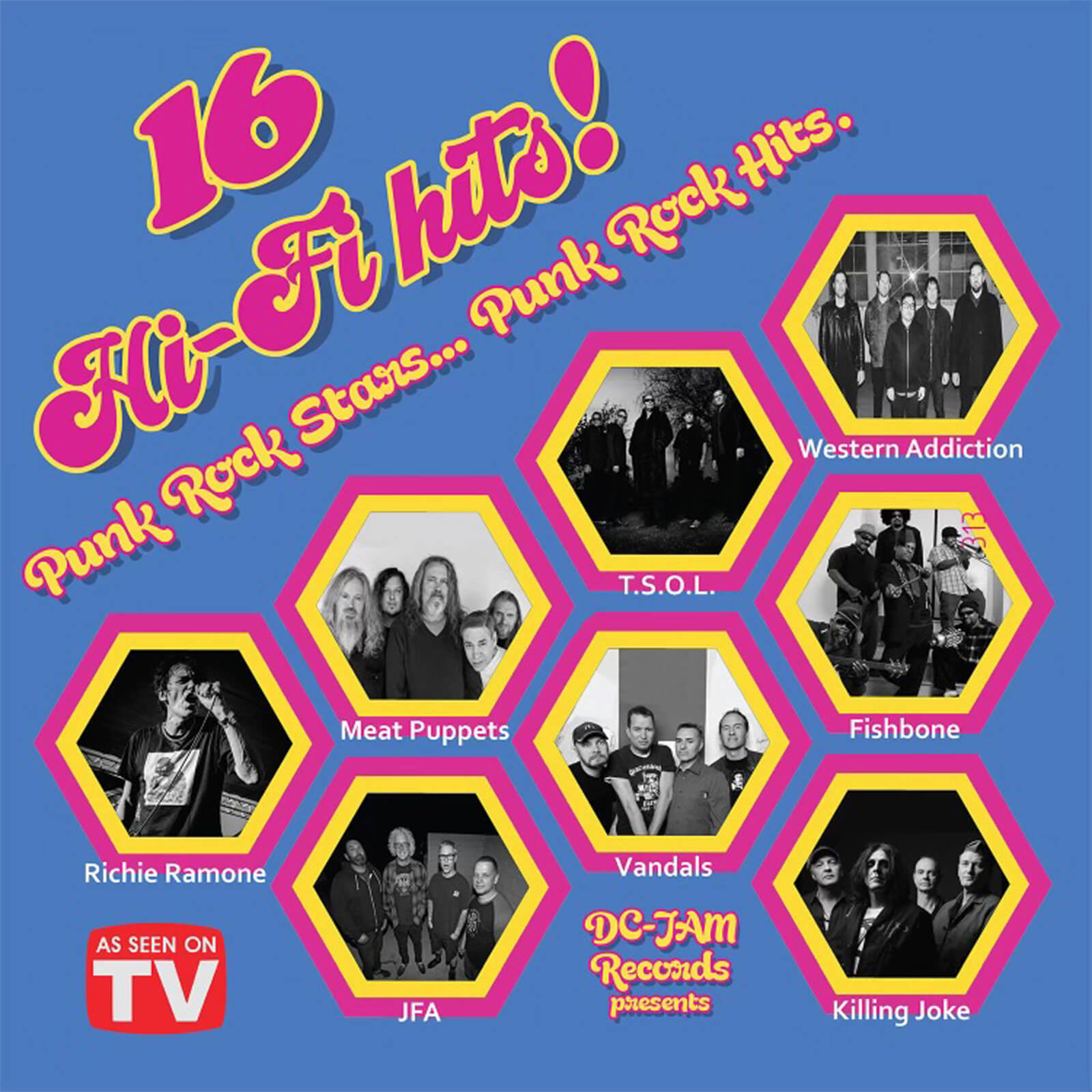 Various Artists - DC-Jam Records Presents: 16 Hi-fi Hits! LP