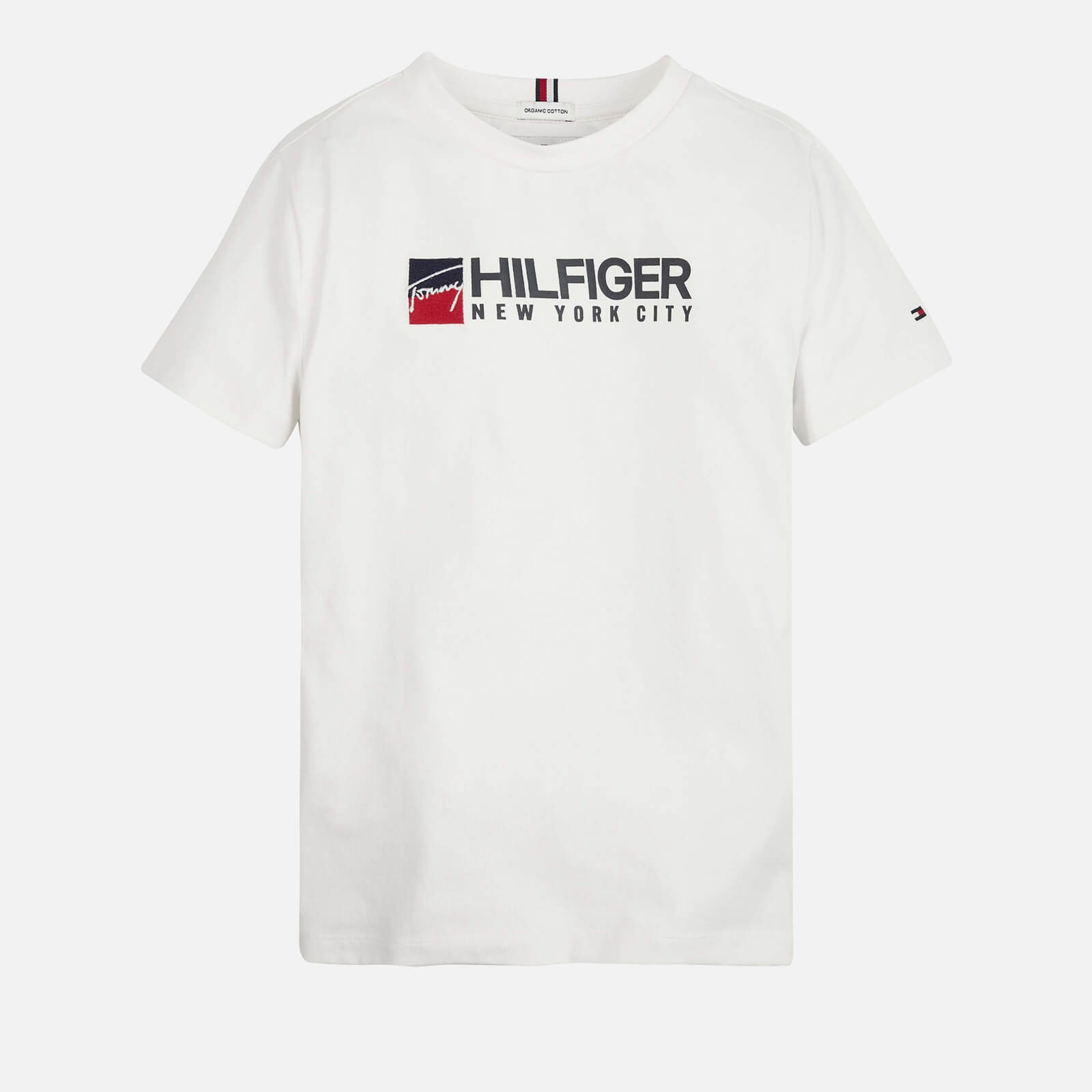 Tommy Hilfiger Boys' Logo Stretch-Cotton Jersey T-Shirt - 10 Years