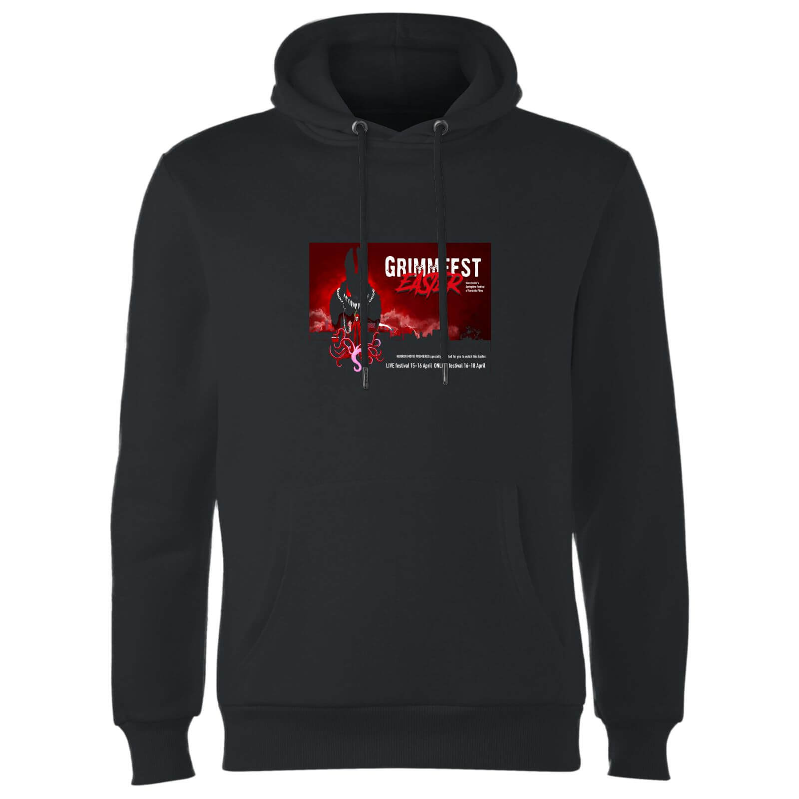 Grimmfest 2022 Easter Bunny Hoodie - Black - M - Noir