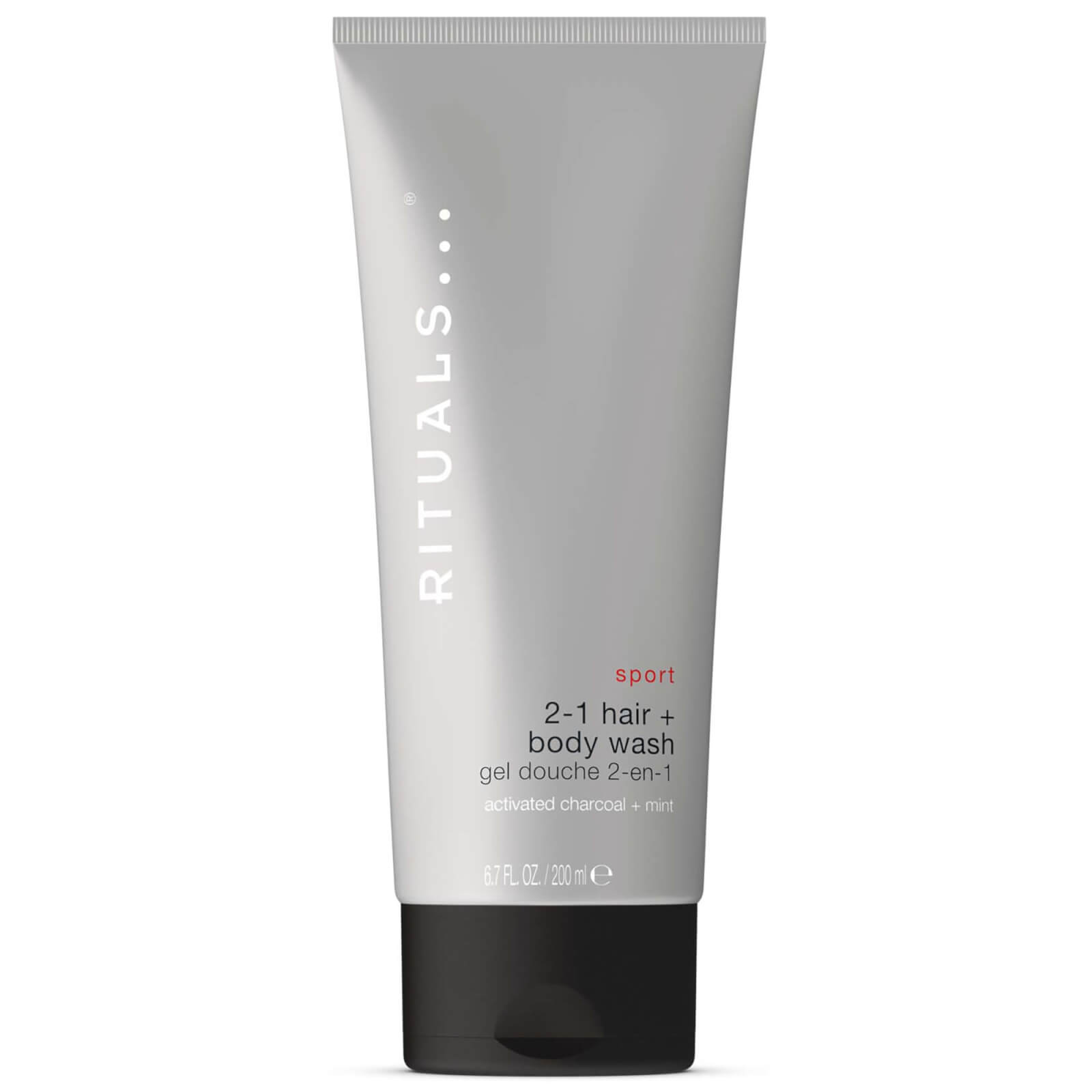 Image of Rituals Sport Collection Refreshing Charcoal & Mint Complex Shampoo and Body Wash 200ml