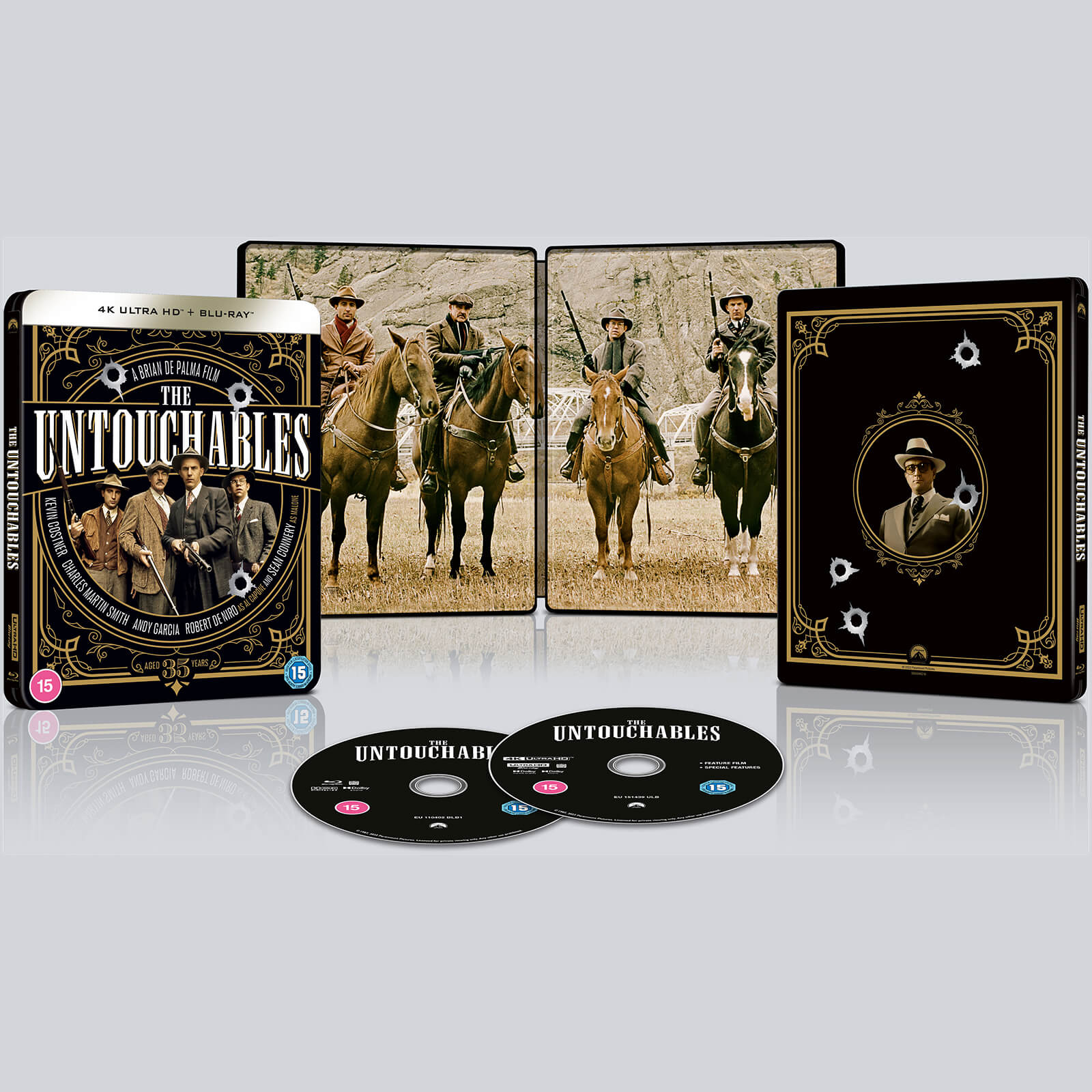 The Untouchables - 4K Ultra HD Steelbook (Includes Blu-ray)