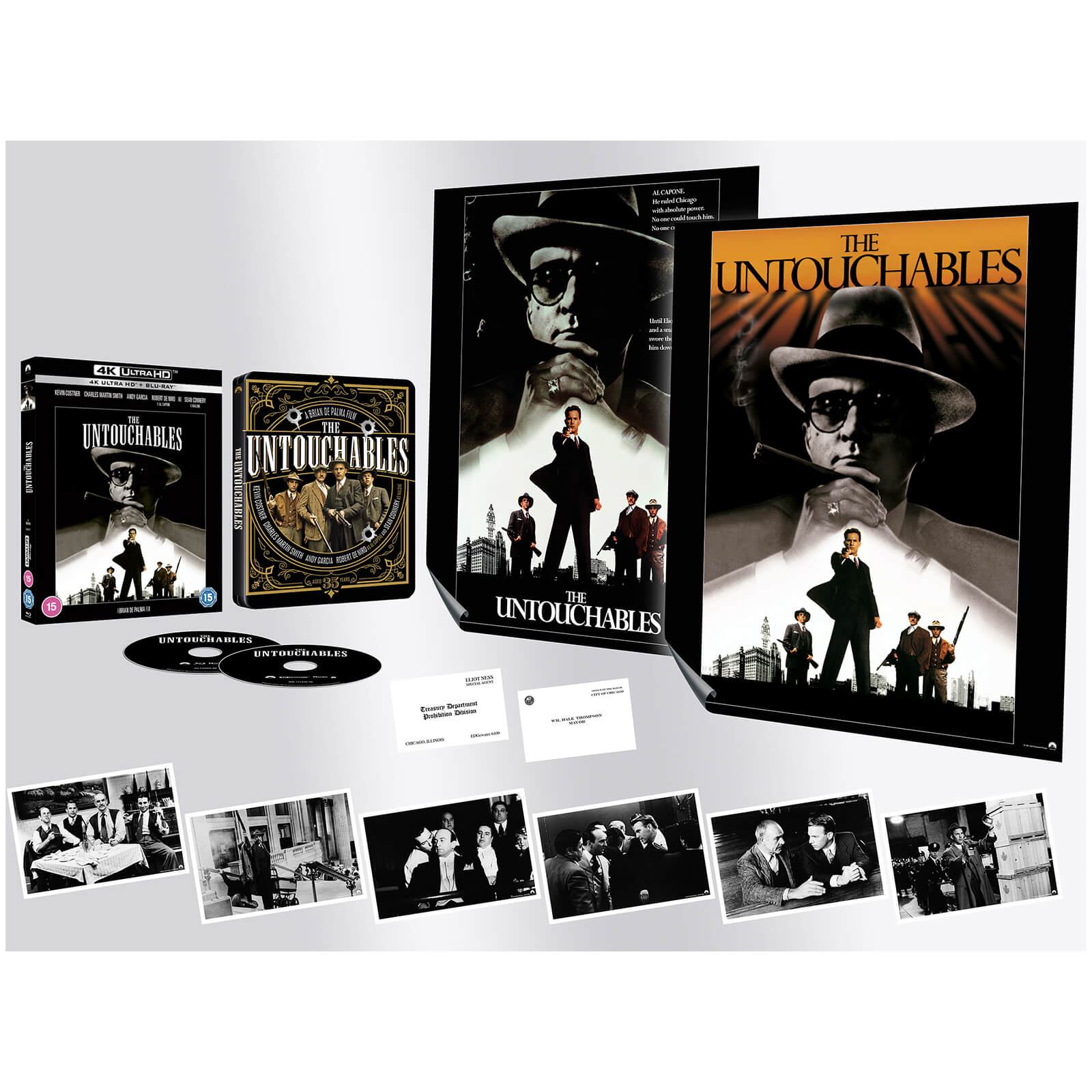 The Untouchables - 4K Ultra HD Special Collectors Edition Steelbook (includes Blu-ray)