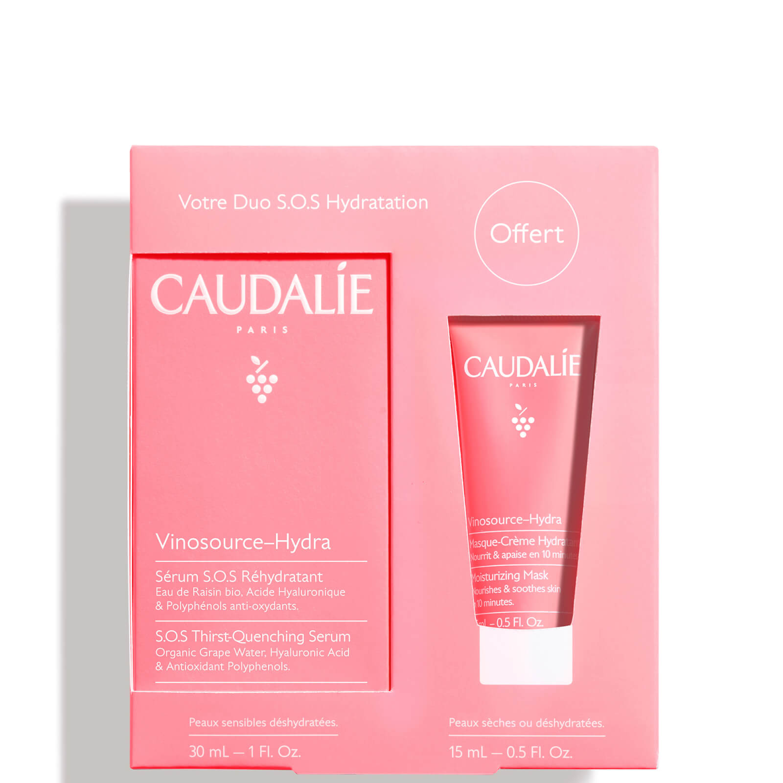 

Caudalie Vinosource-Hydra Set