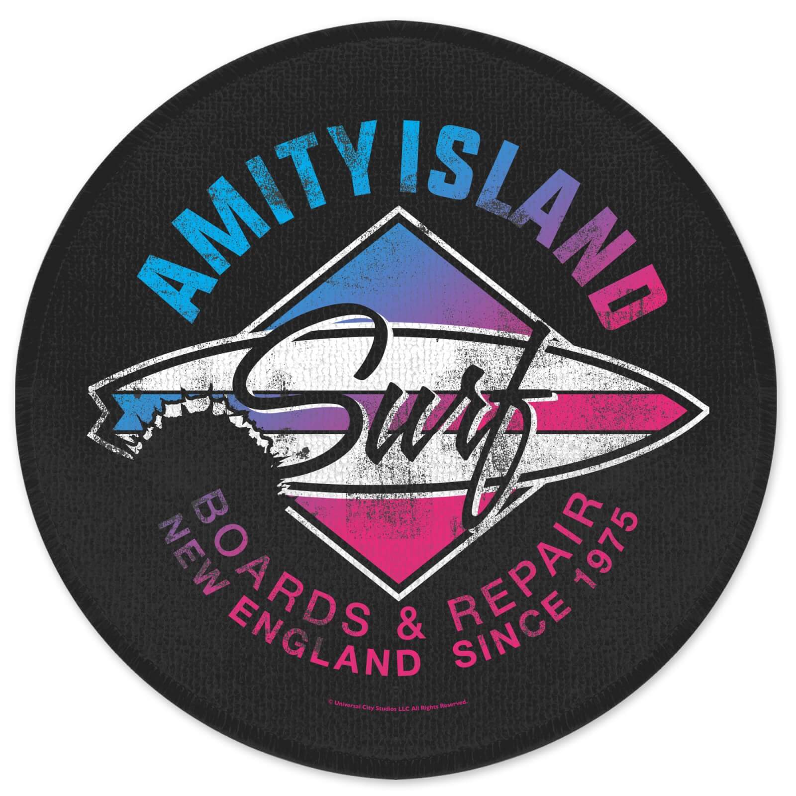 

Jaws Amity Island Surf Round Bath Mat