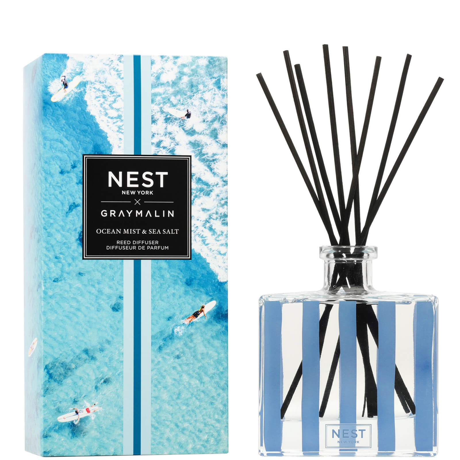 NEST New York Gray Malin Ocean Mist and Sea Salt Diffuser 175