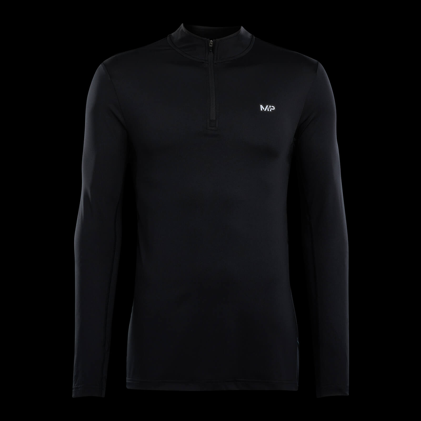 5059883185552 - Herren Velocity Top mit 1 4-Reißverschluss — Schwarz - S