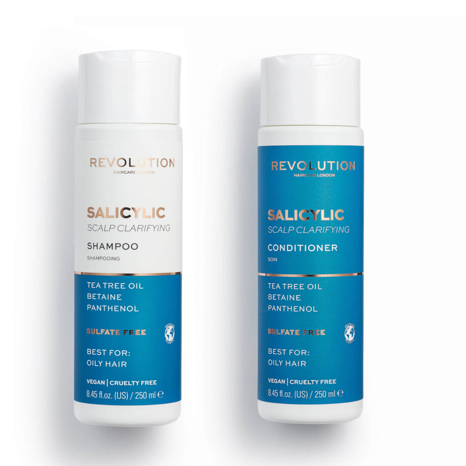 

Revolution Haircare Salicylic Shampoo & Conditioner Set