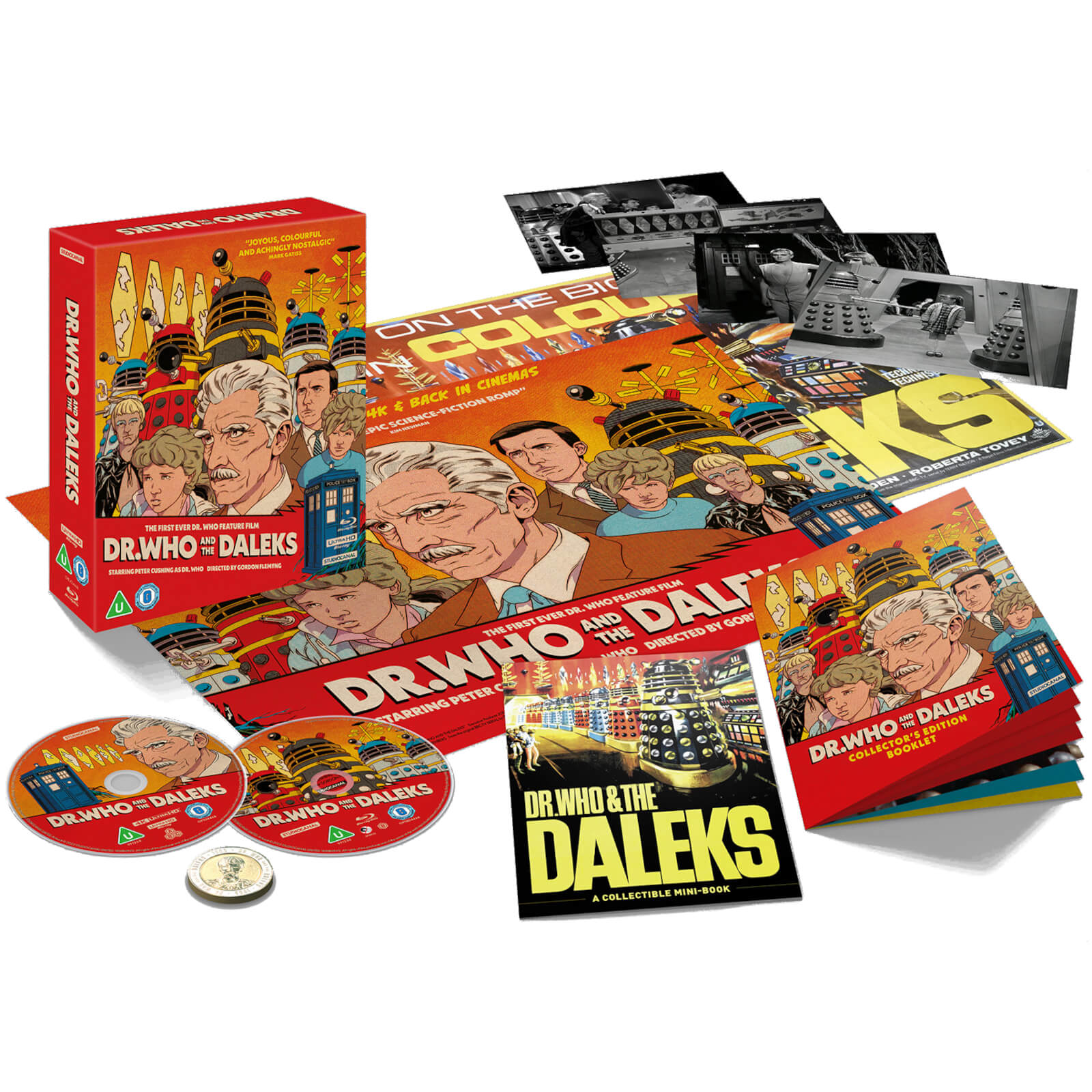 Dr. Who and the Daleks 4K Ultra HD Collector's Edition (includes Blu-ray)