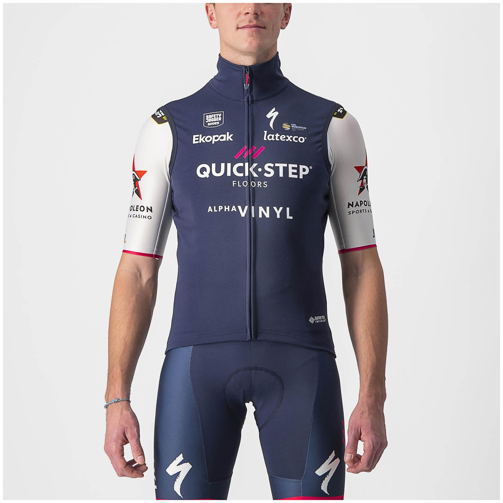 Castelli Quick-Step Alpha Vinyl Pro Team Perfetto Ros Vest - L