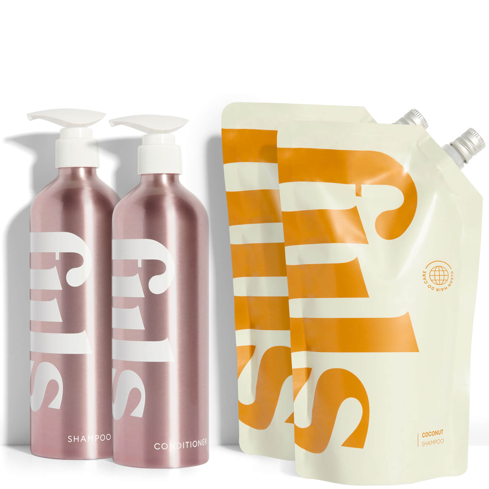 fiils The Coconut Hair Duo (Various Options) - Rose Gold